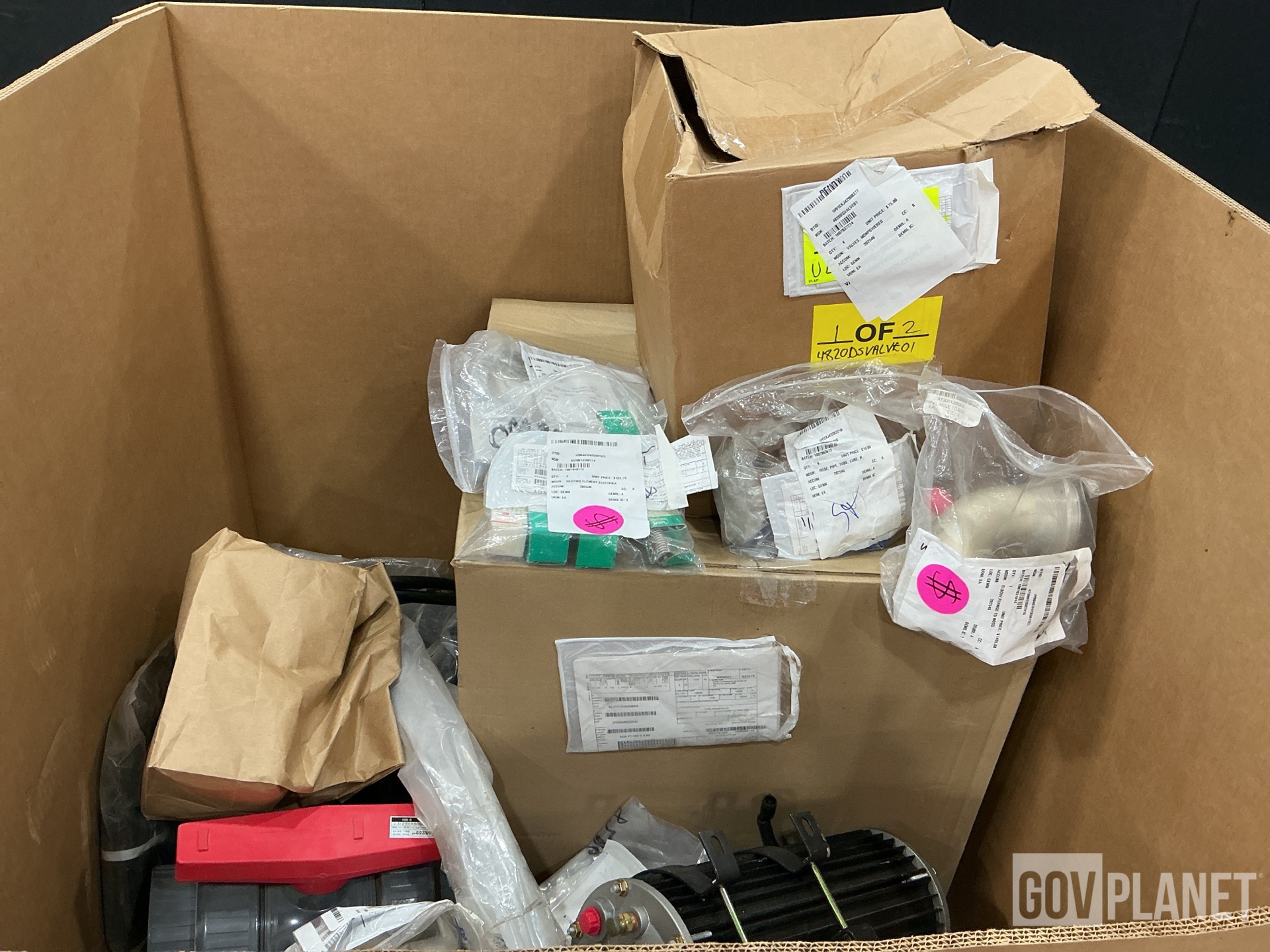 (2) Air Drier & Coolers, (1) Elbow, (4) Heating Elements & Assorted Items