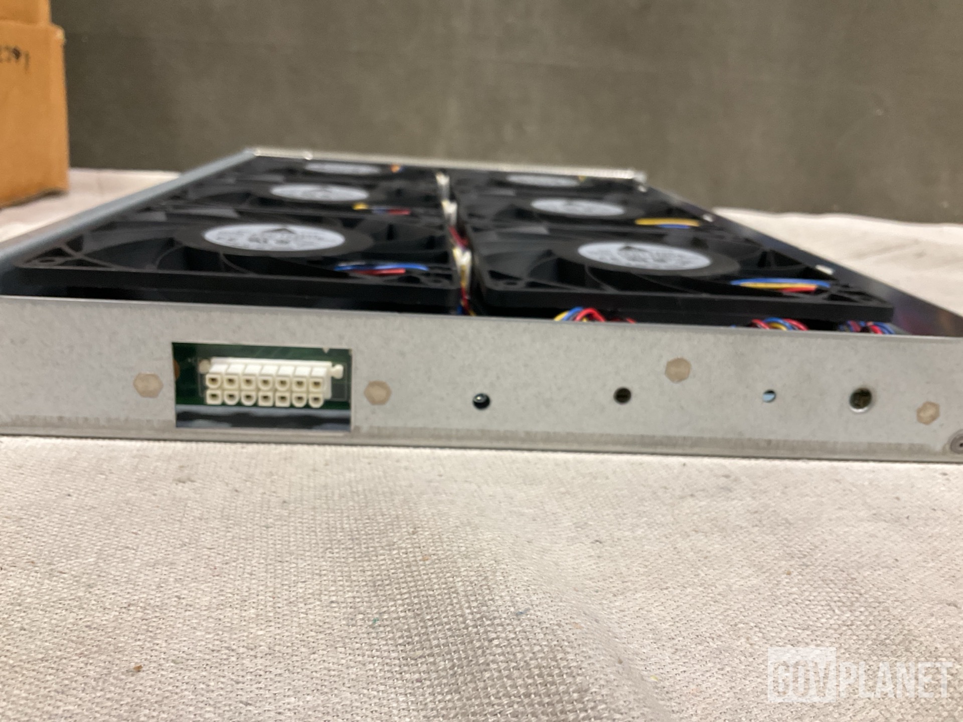 (1) Compressor, (1) Multimeter, (2) Fan Trays & Assorted Items