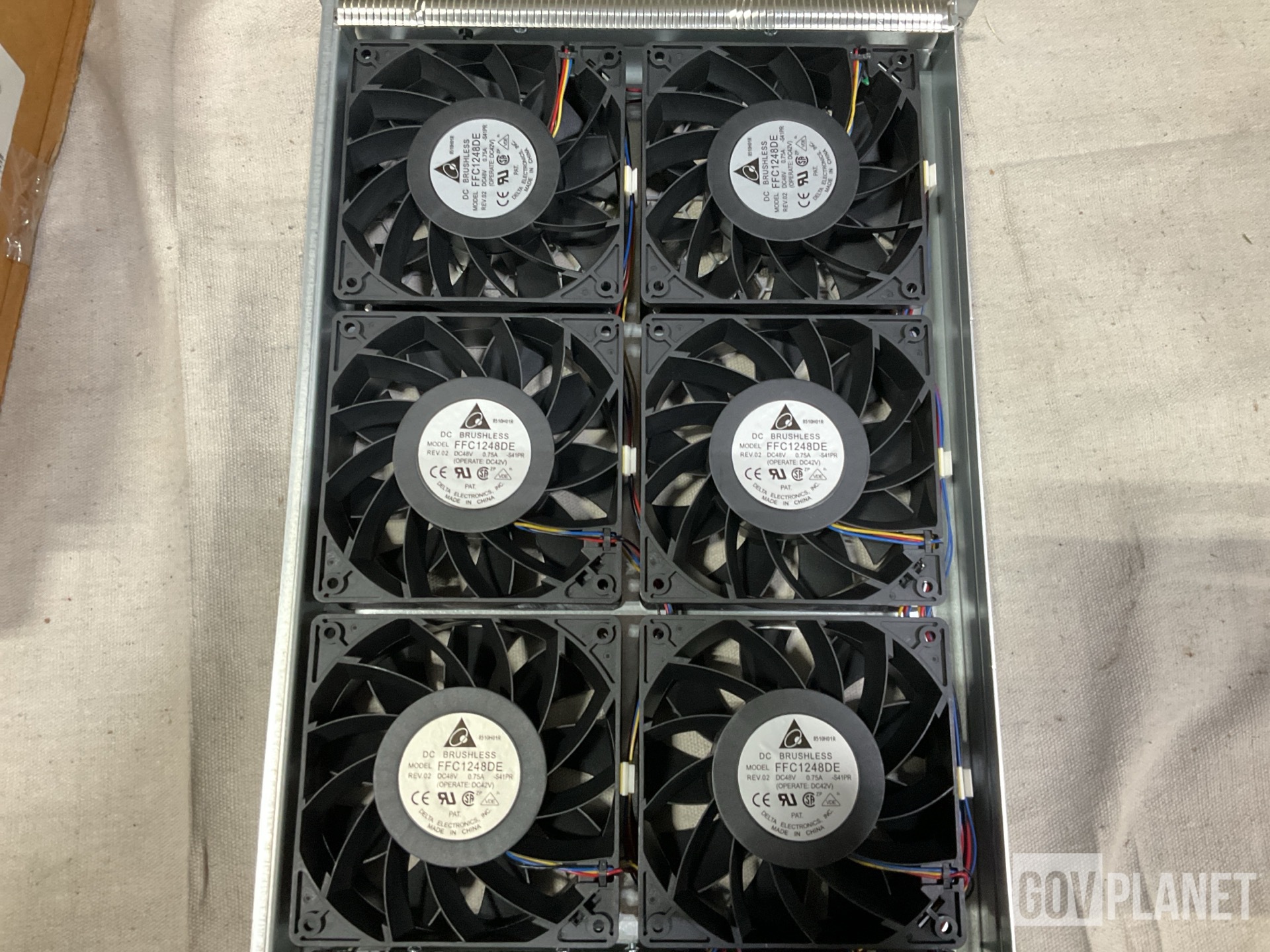 (1) Compressor, (1) Multimeter, (2) Fan Trays & Assorted Items
