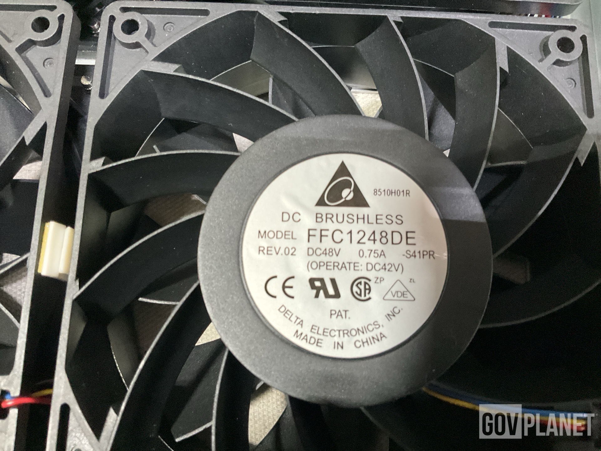 (1) Compressor, (1) Multimeter, (2) Fan Trays & Assorted Items