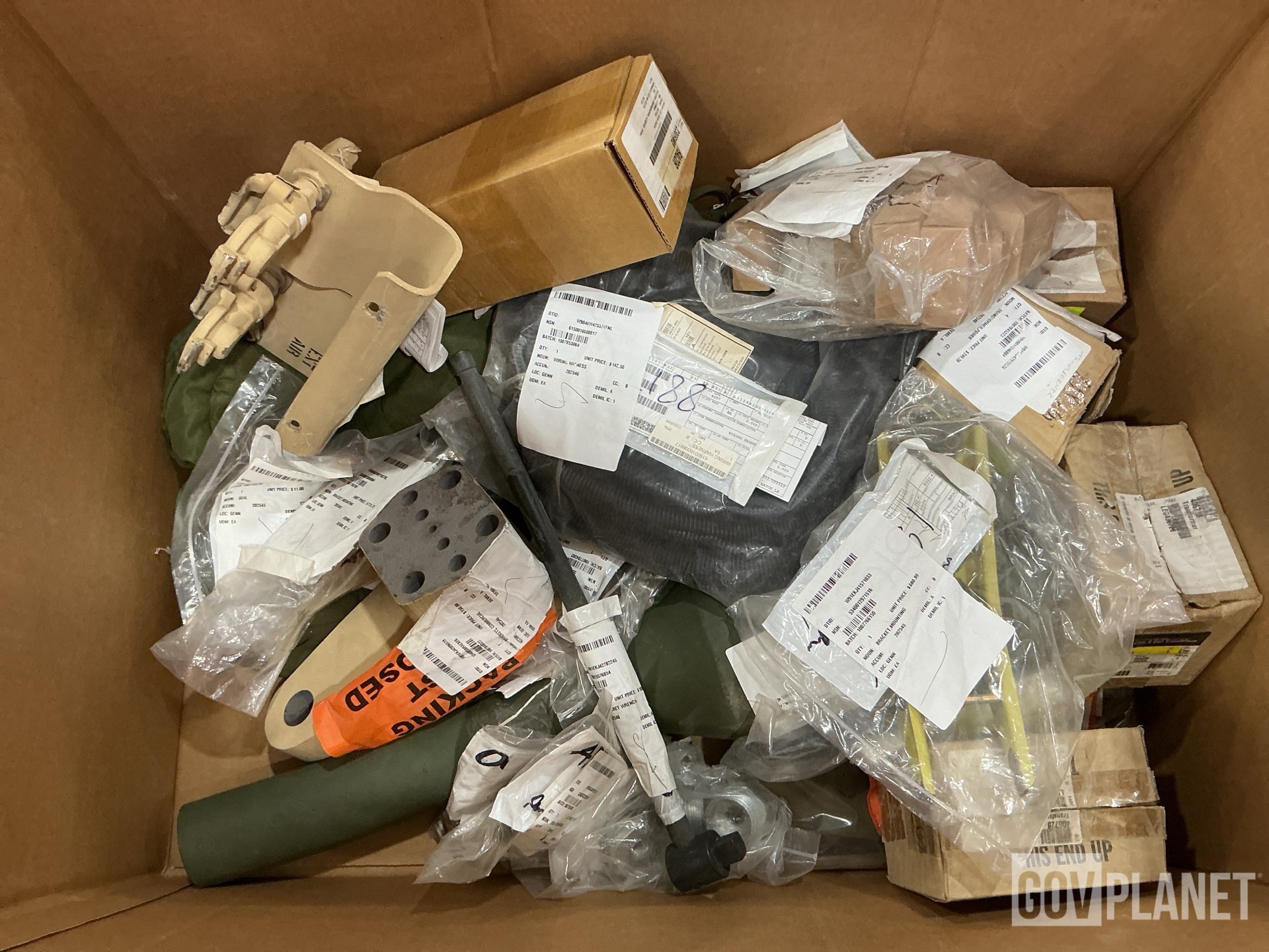 (1) Cylinder Assembly, (1) Circuit Card Assembly, (12) Modules & Assorted Items