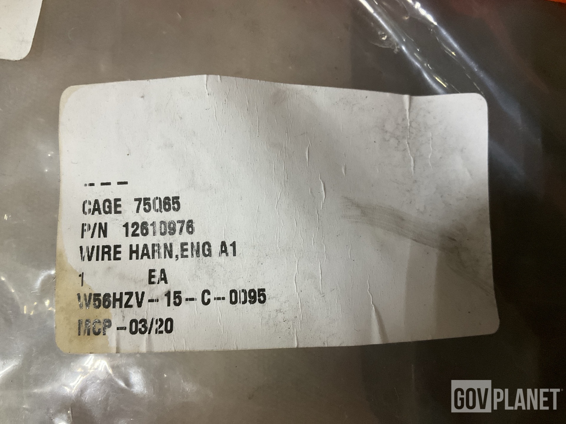 Oshkosh Defense 12610976 Engine Wire Harness