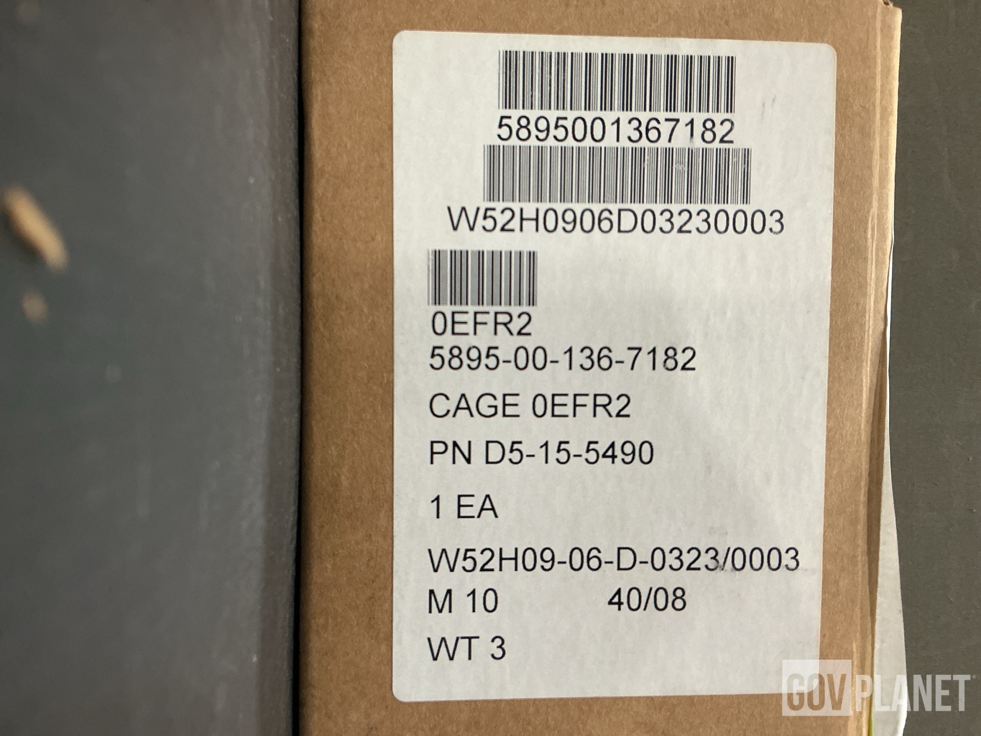 (8) Edgewood Chemical Biological Center D5-15-5490 Chassis Bases