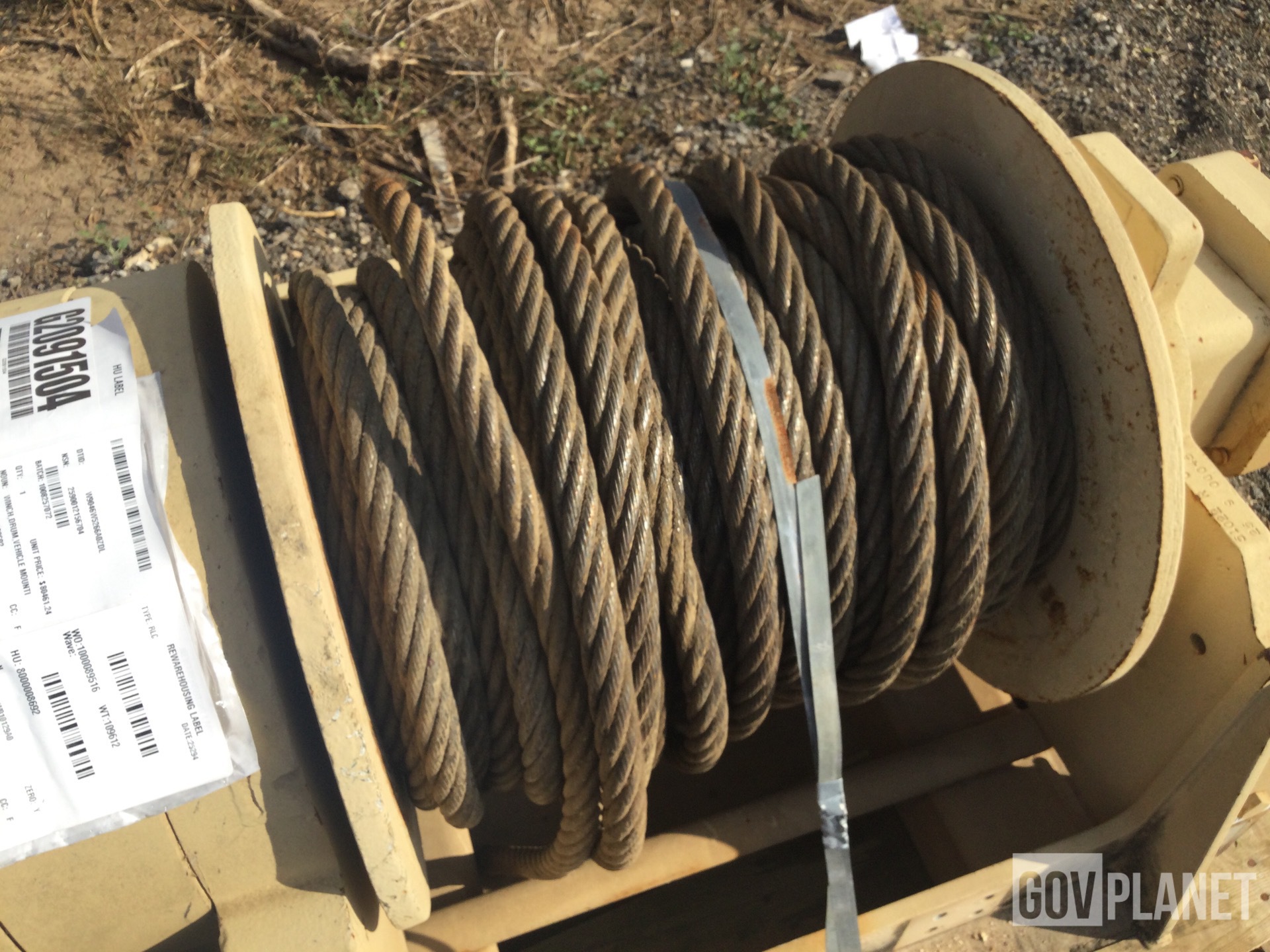 Tulsa 51022-R-001 Vehicle Mounting Drum Winch
