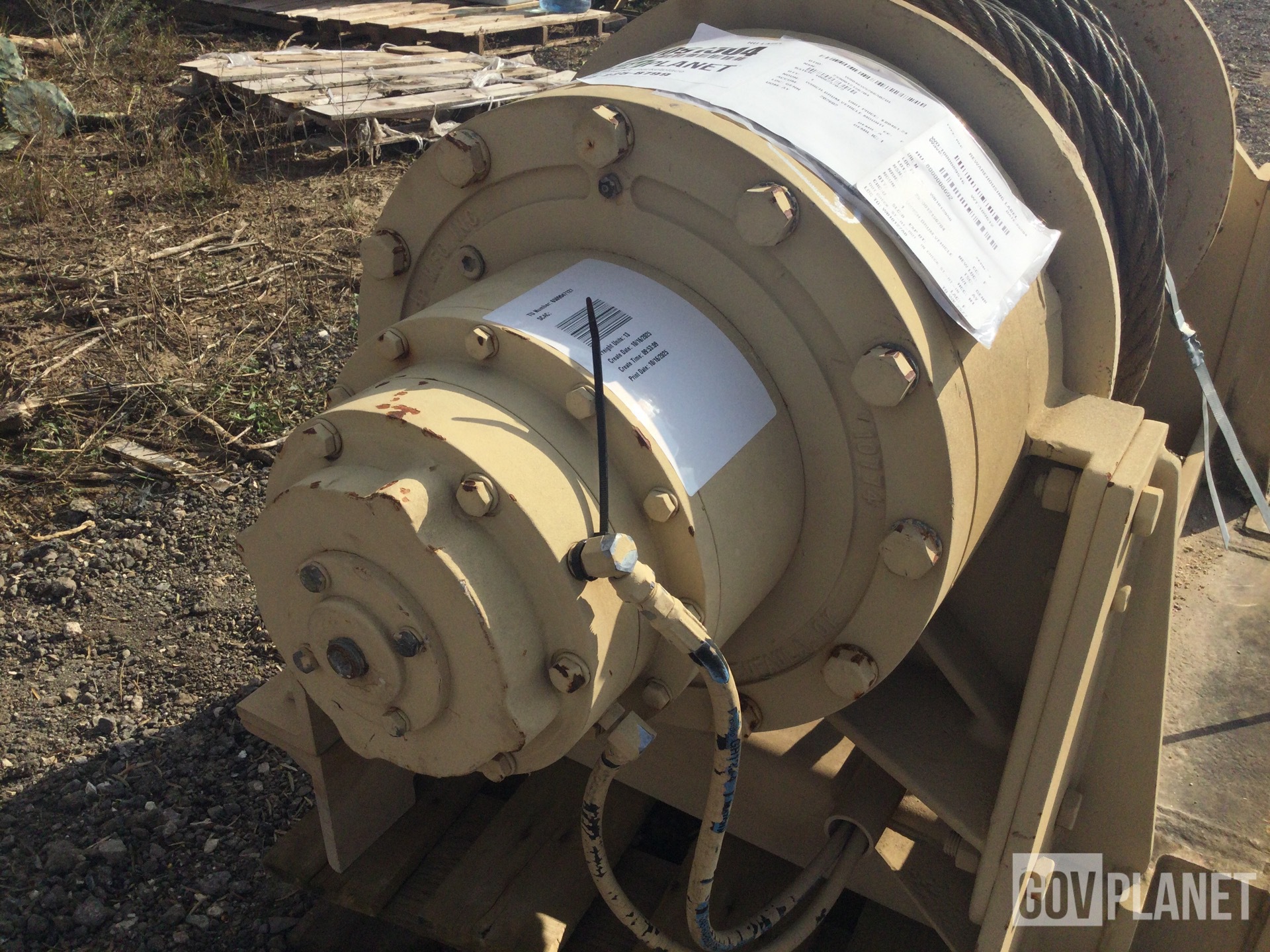 Tulsa 51022-R-001 Vehicle Mounting Drum Winch