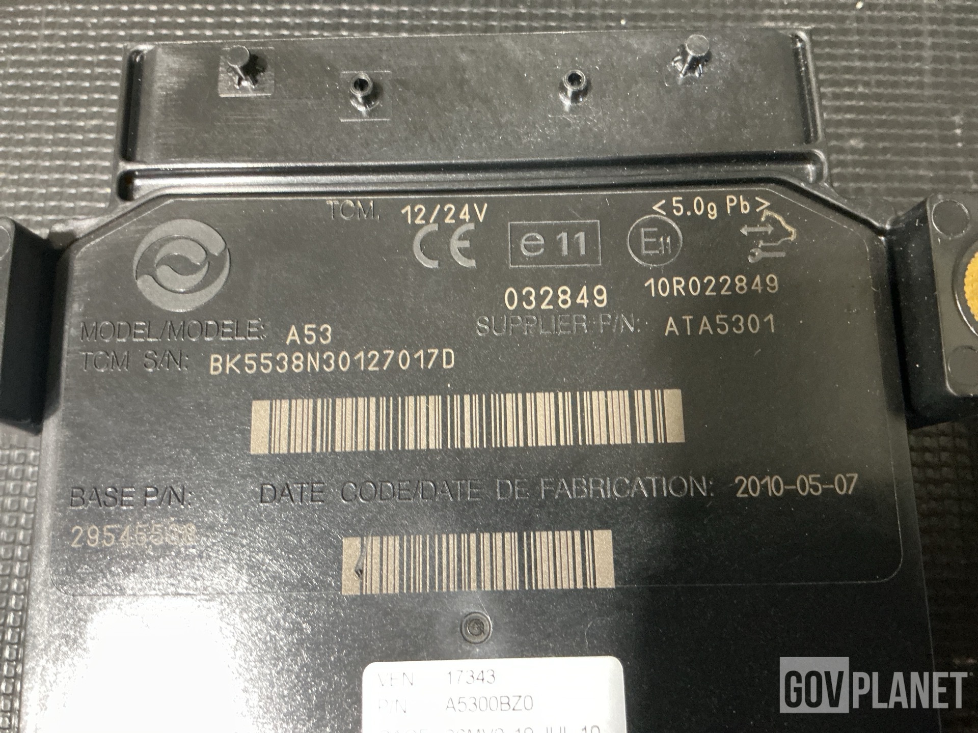 (4) Allison Transmission 29545538 Electronic Components Assemblies