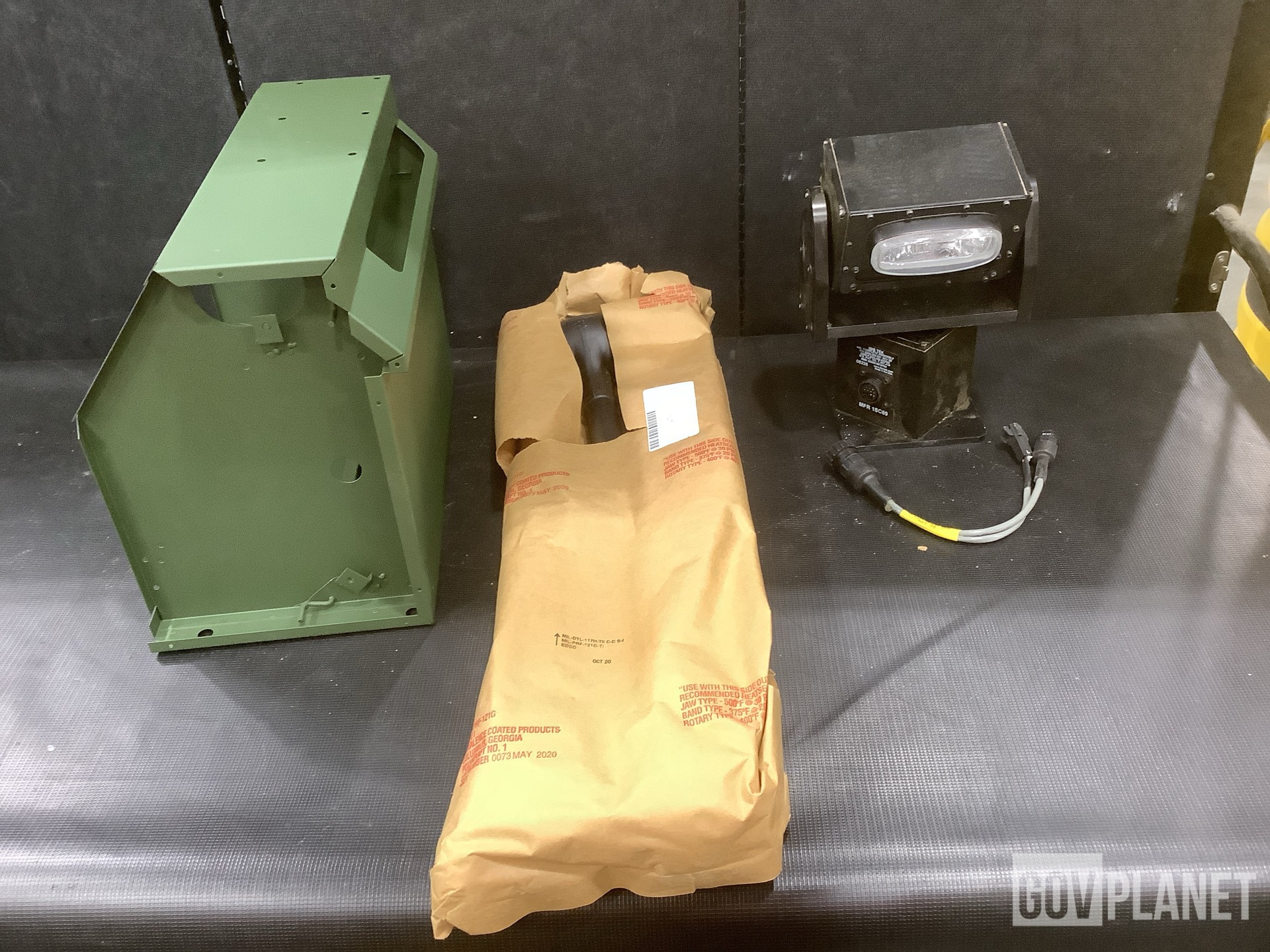 (1) Search Light, (3) Core Frames, (2) Torque Rods & Assorted Items
