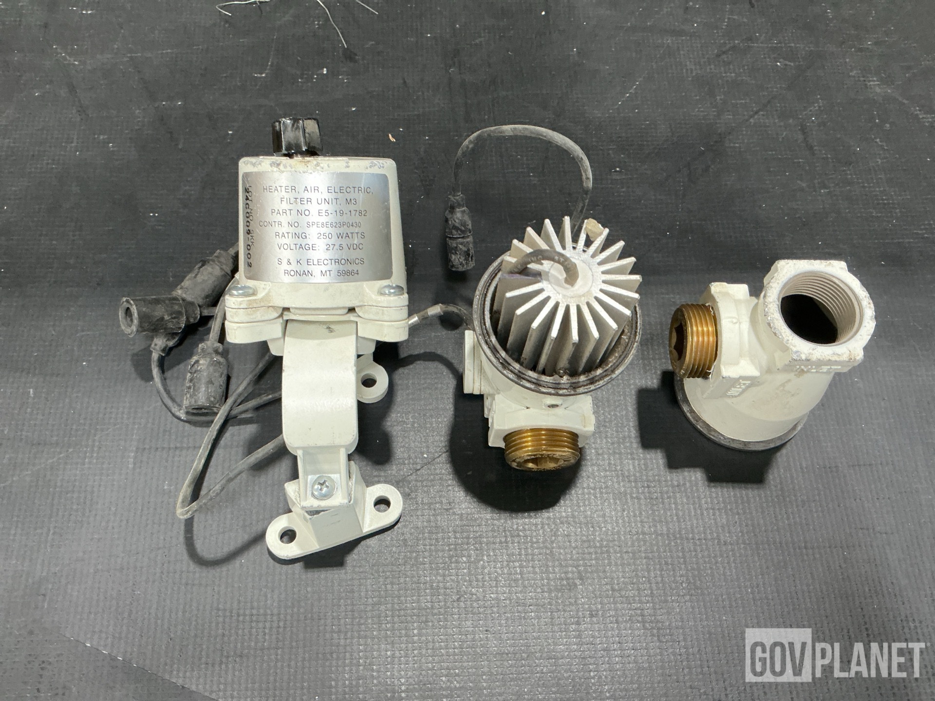 (1) Access Cover, (1) Air Filter Unit, (1) Drum Winch & Assorted Items