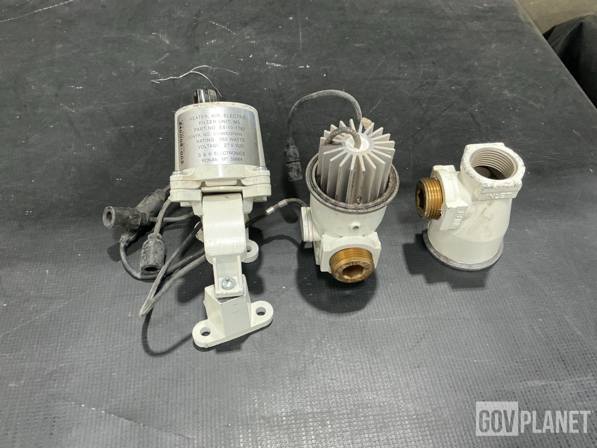(1) Access Cover, (1) Air Filter Unit, (1) Drum Winch & Assorted Items