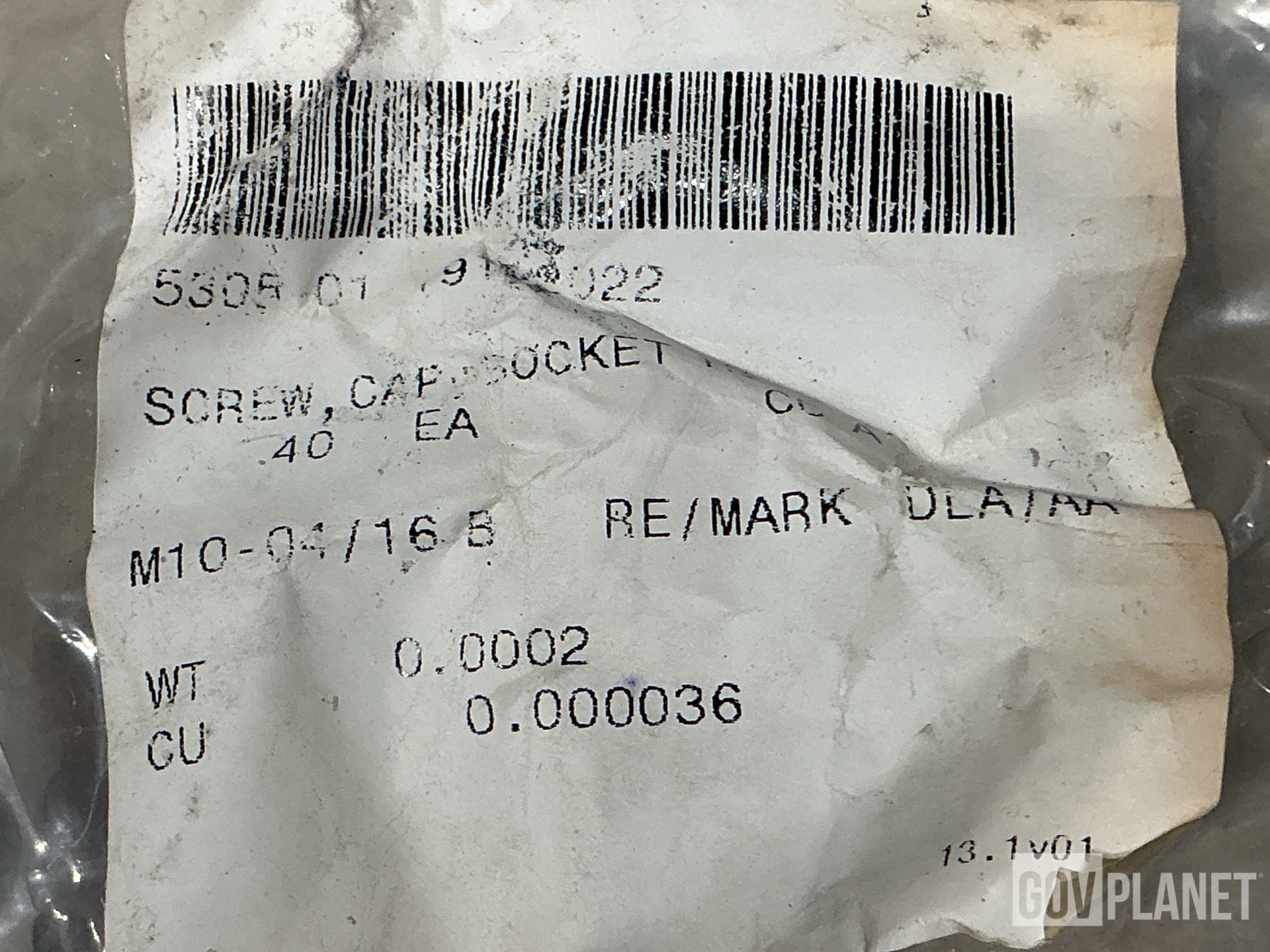 (340) Kampi Components 13250280 Socket Head Cap Screws