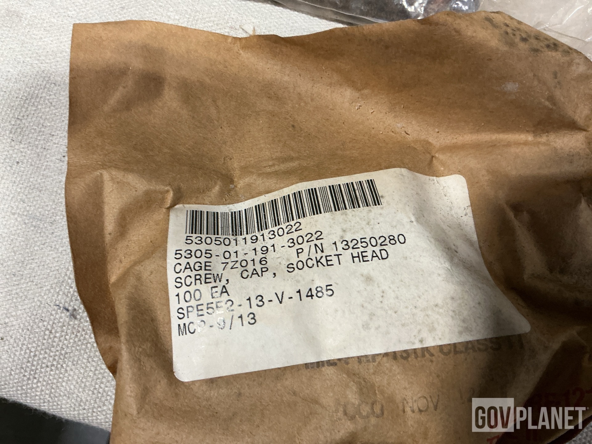 (340) Kampi Components 13250280 Socket Head Cap Screws