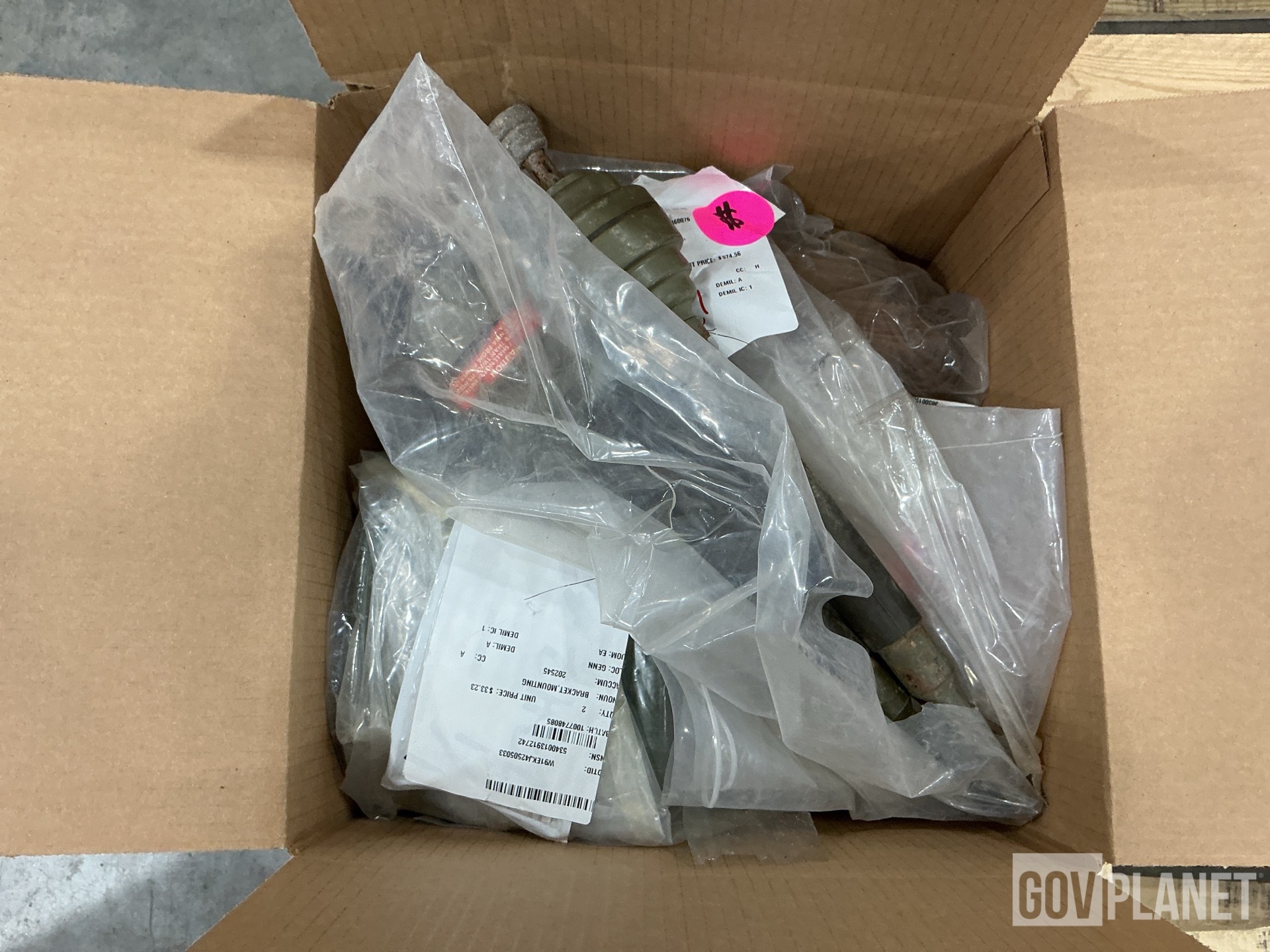 (3) Mast Bases, (1) Push Switch, (2) Circuit Breakers & Assorted Items