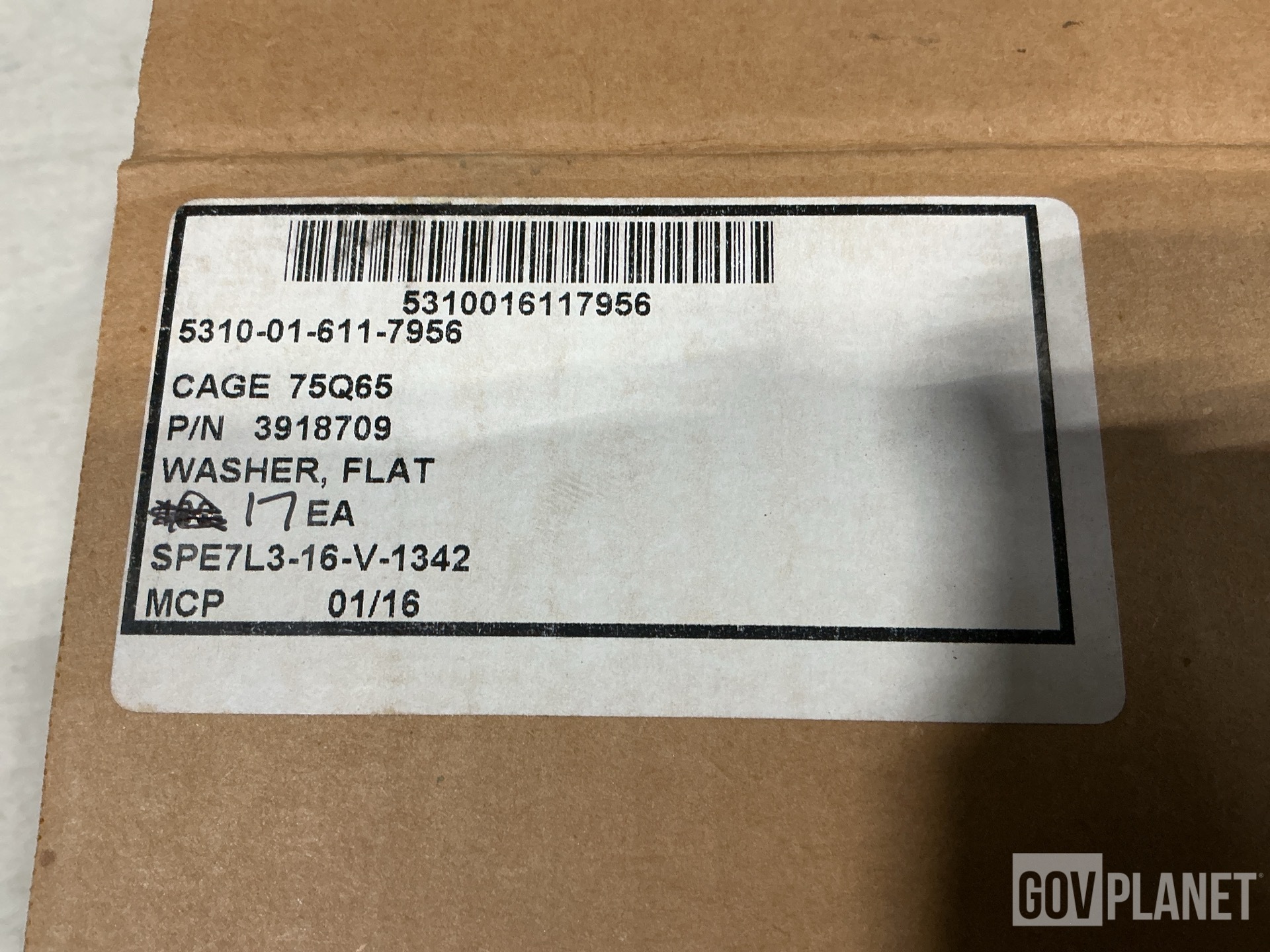 (1,217) Oshkosh Defense 3918709 Flat Washers