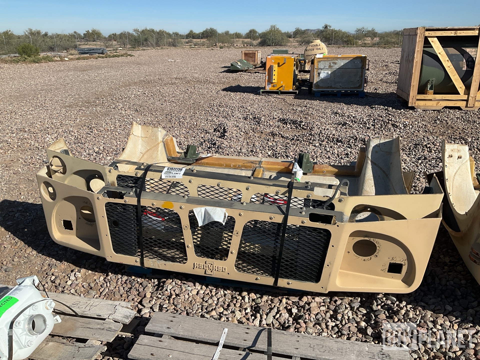 (2) Oshkosh Engine Compartment Hoods