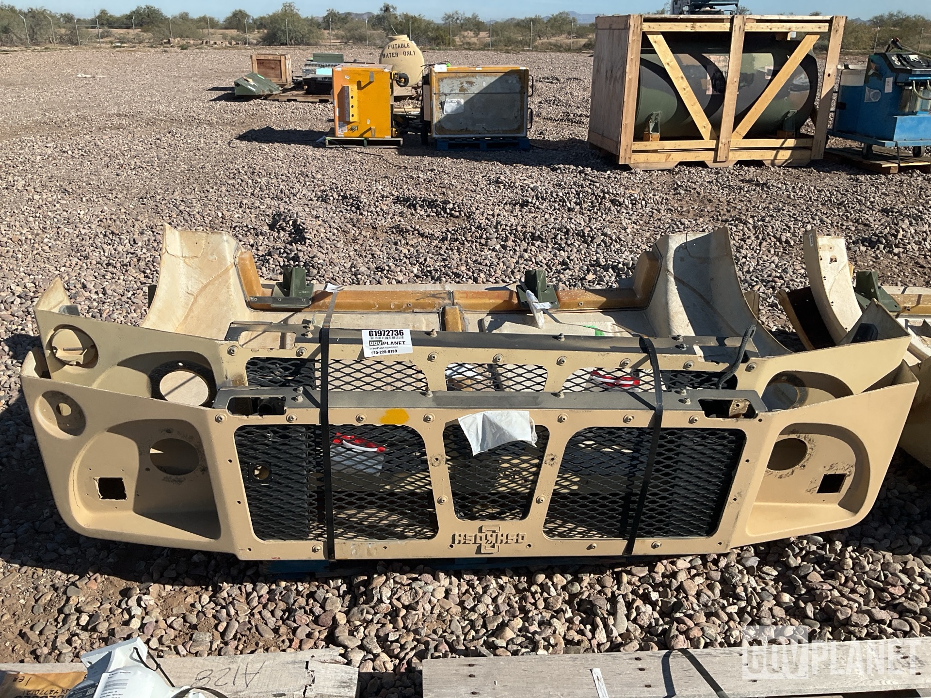 (2) Oshkosh Engine Compartment Hoods
