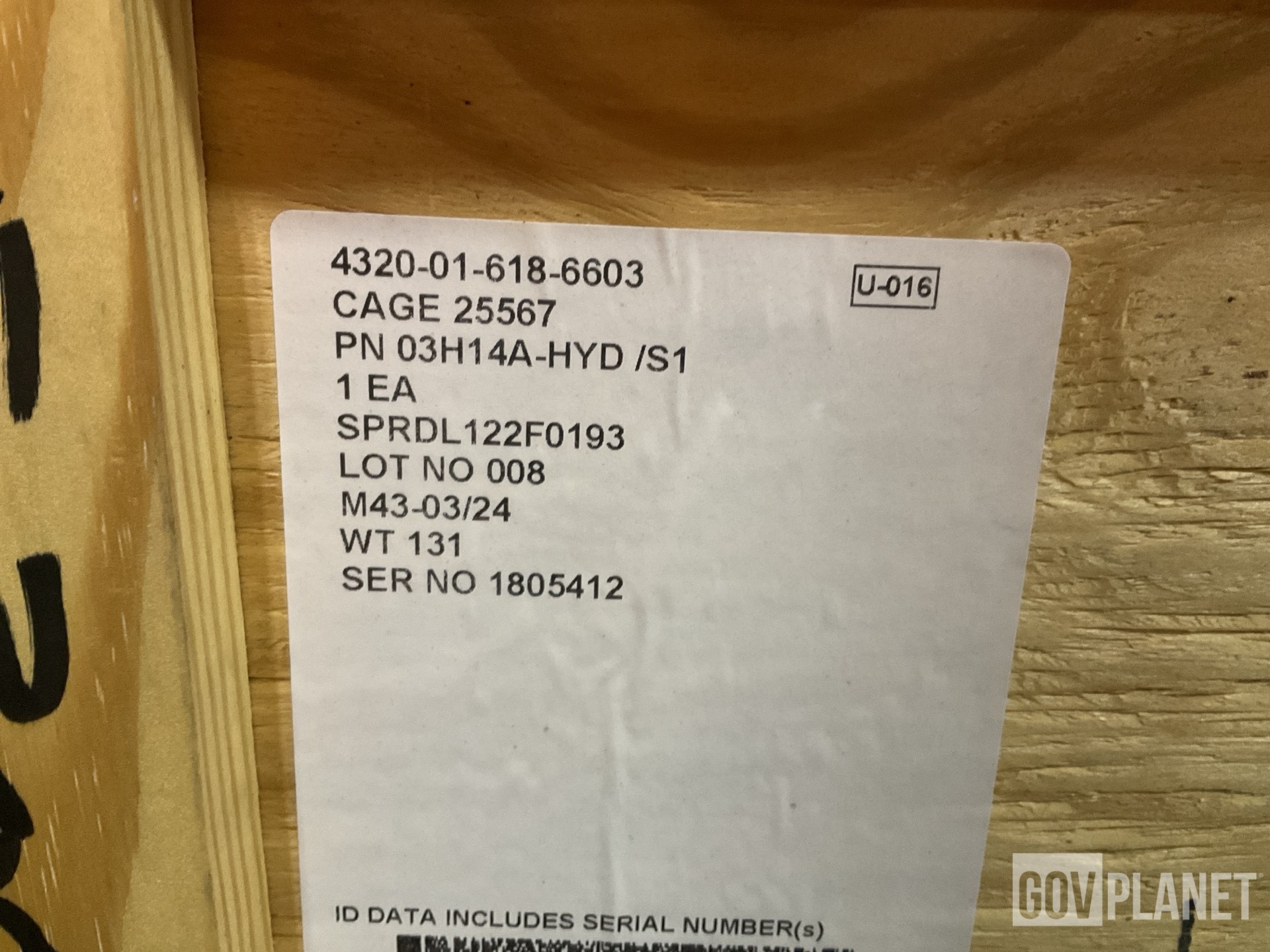 Gorman-Rupp 03H14A-HYD/S1 Hydraulic Pump Unit