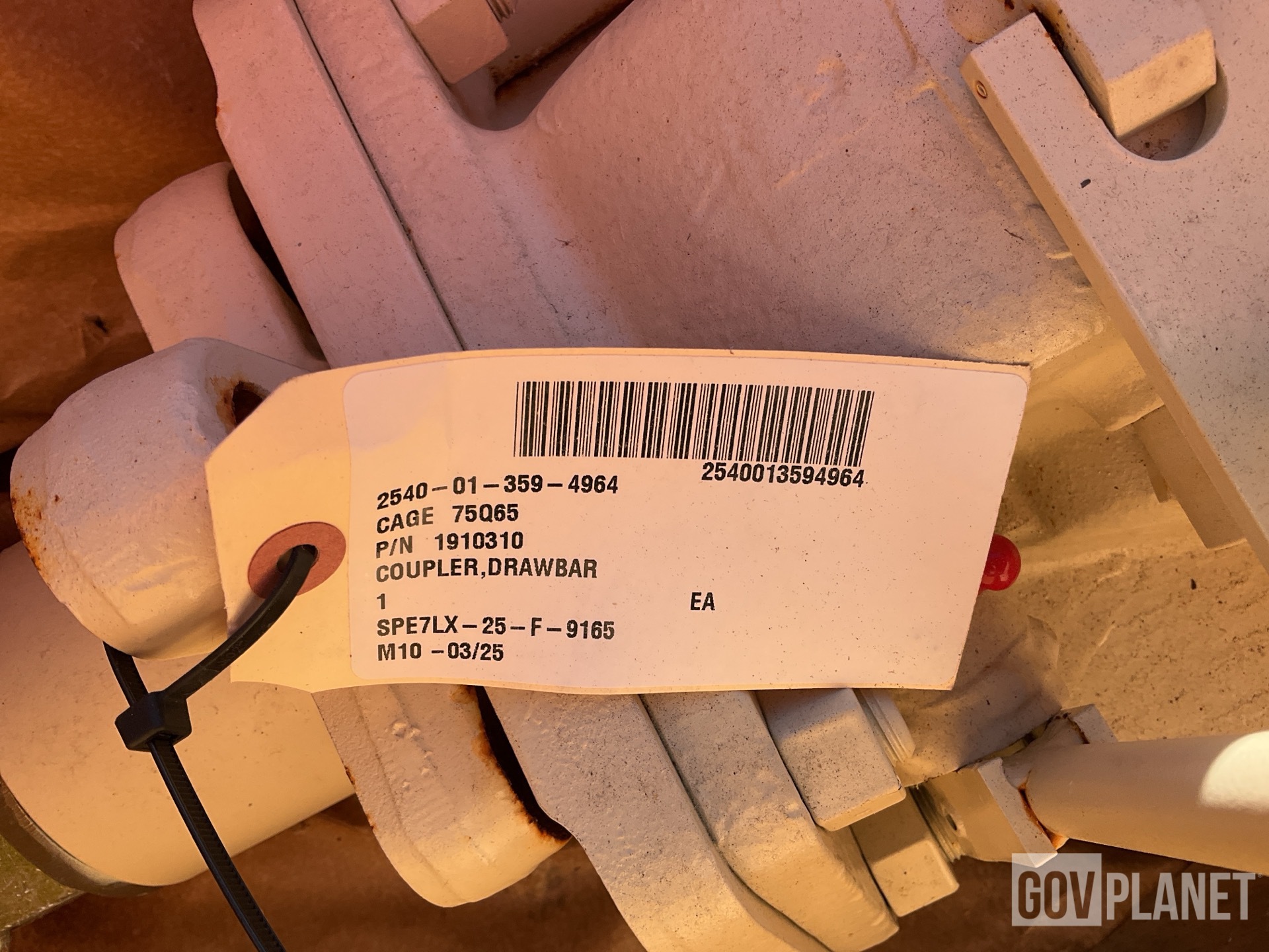 Oshkosh 1910310 Drawbar Coupler
