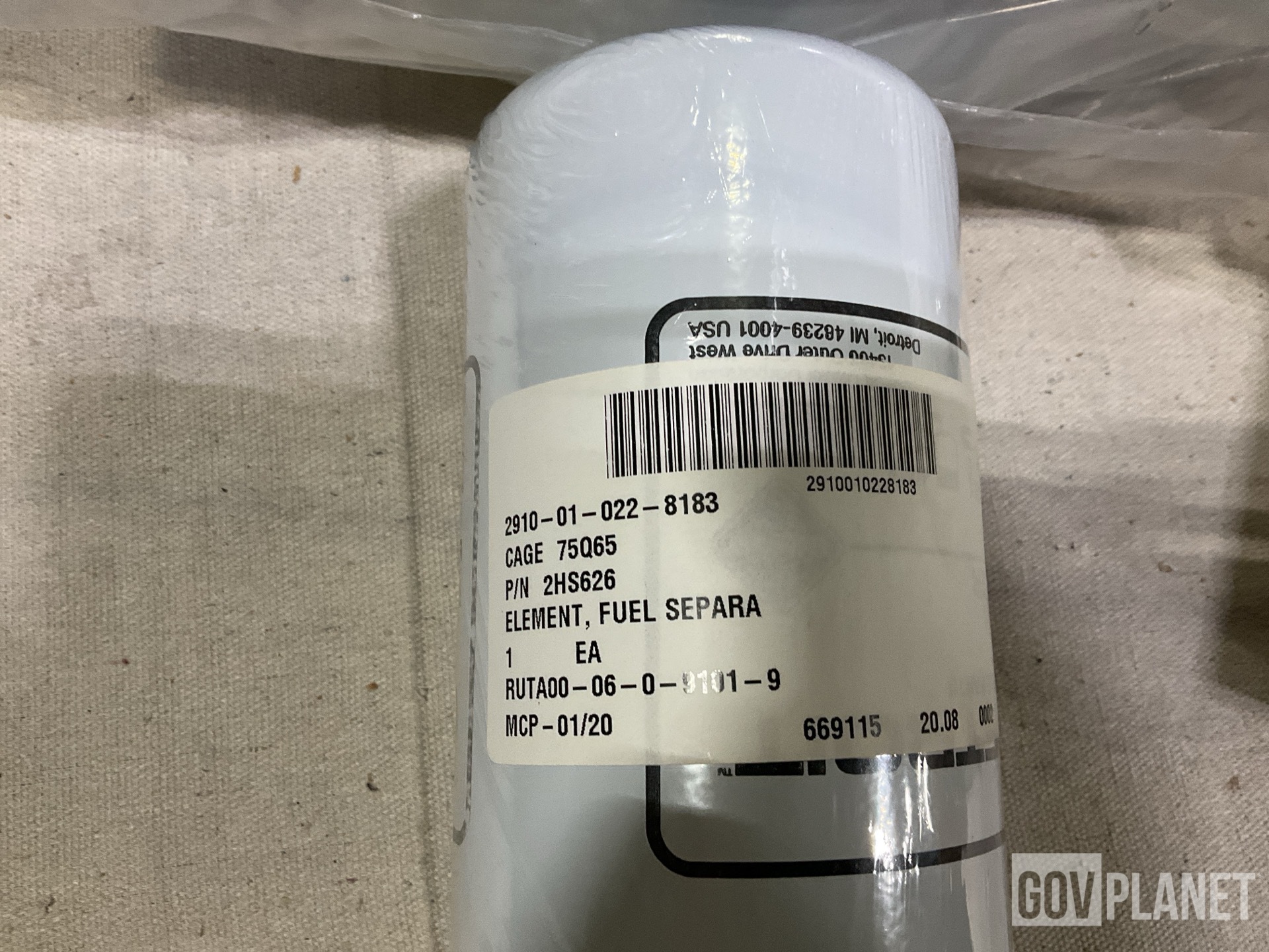 (20) Oshkosh Defense 5SK334 Vehicular Maintenance Kits