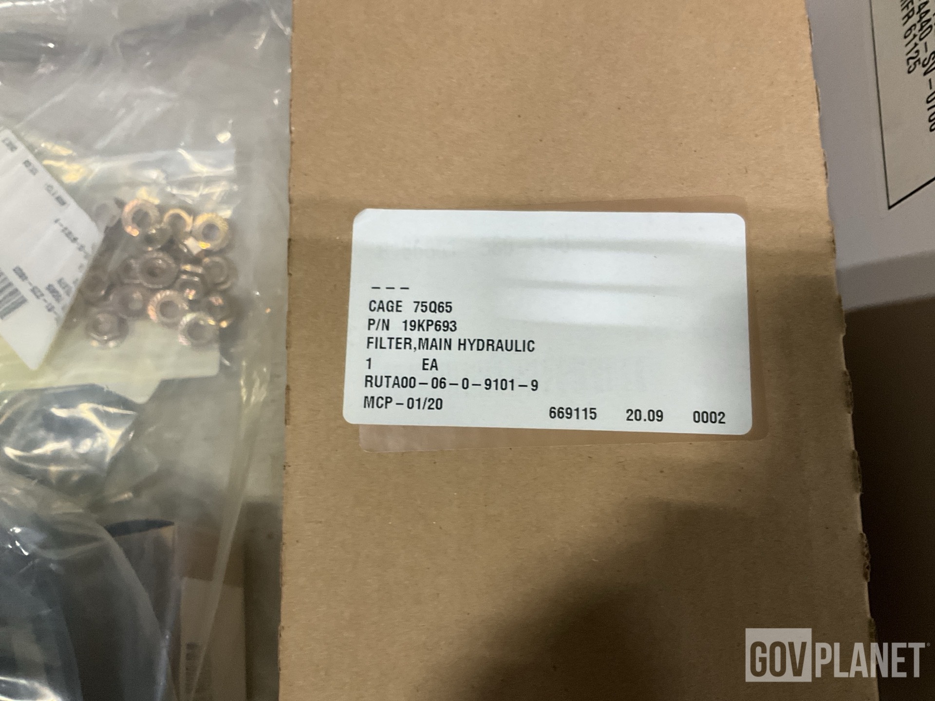 (20) Oshkosh Defense 5SK334 Vehicular Maintenance Kits