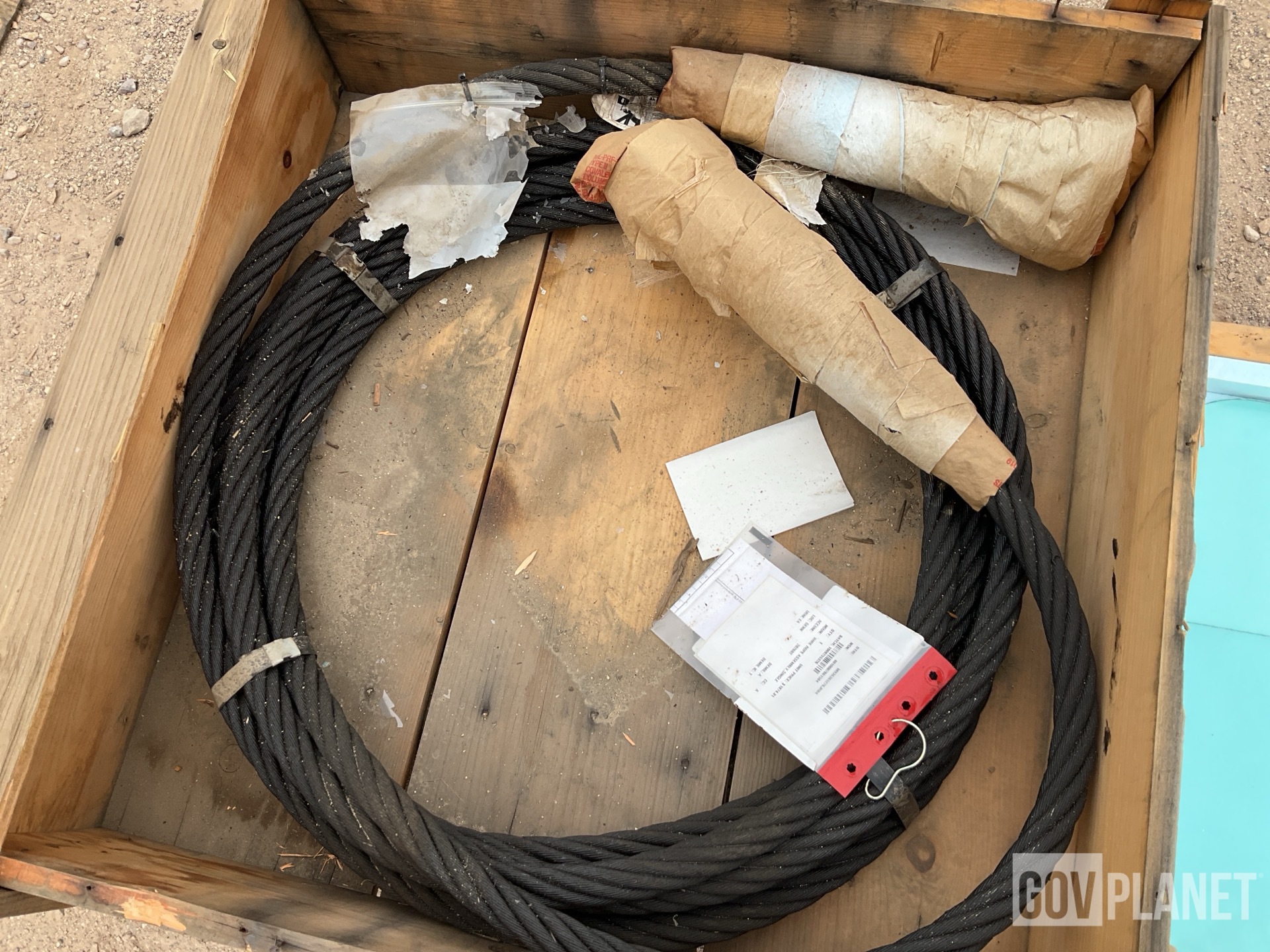 (3) Laminated Glass Panels & (1) Single Leg Wire Rope Assembly