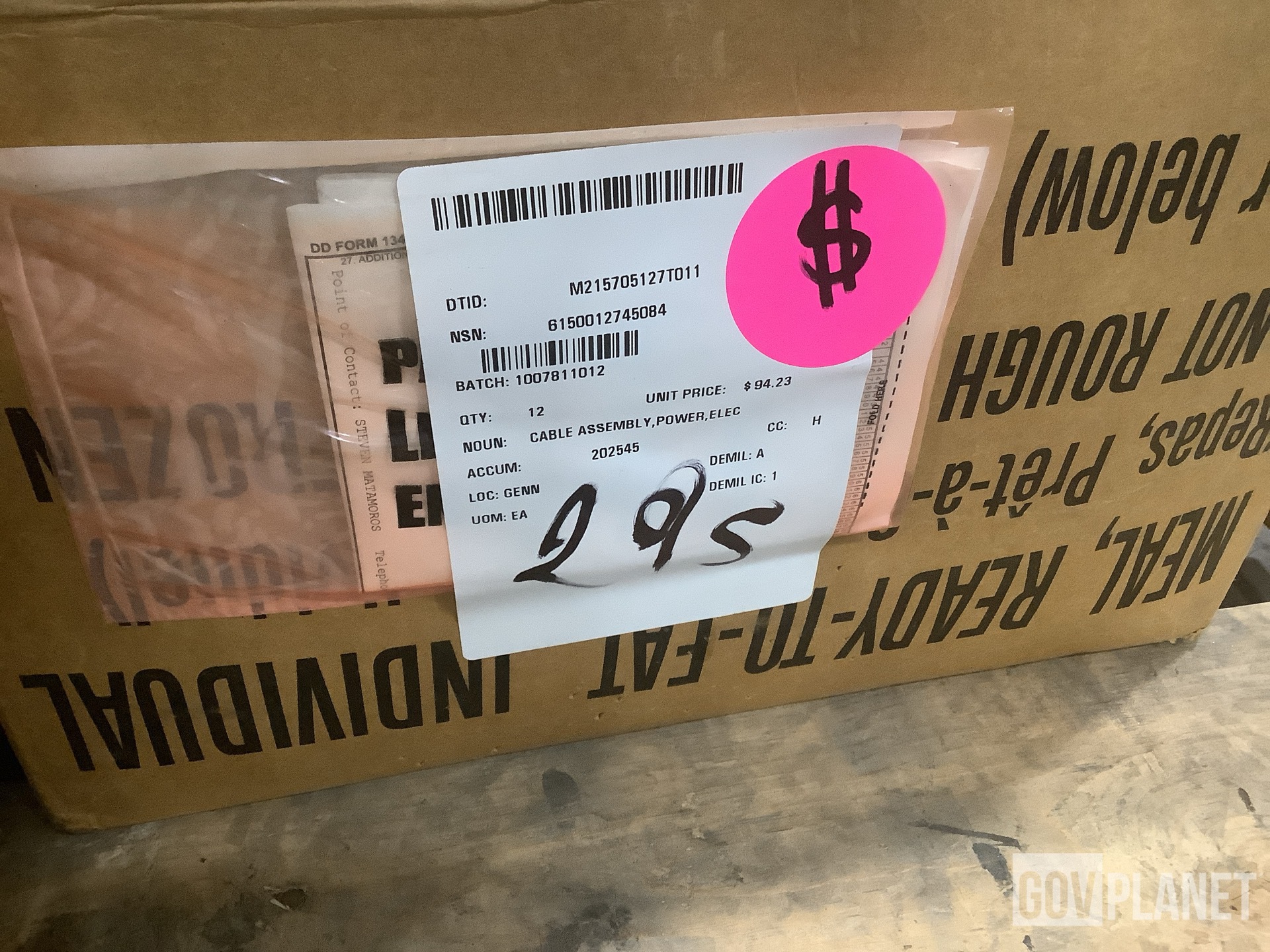 (3) Piston Wrenches, (13) Bags, (12) Cable Assemblies & Assorted Items