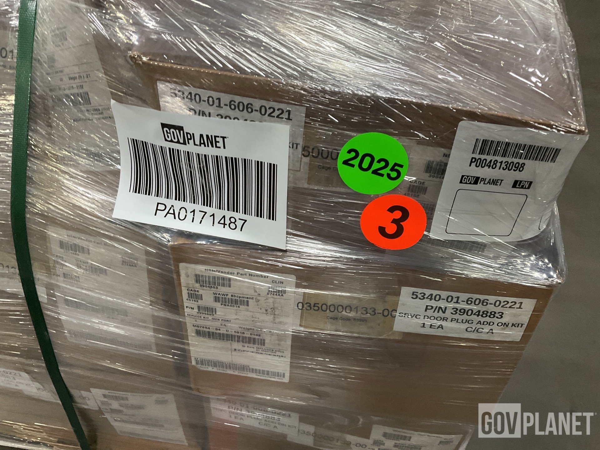 (67) Oshkosh 3904883 Service Door Plug Add-On Gun Port Service Kits