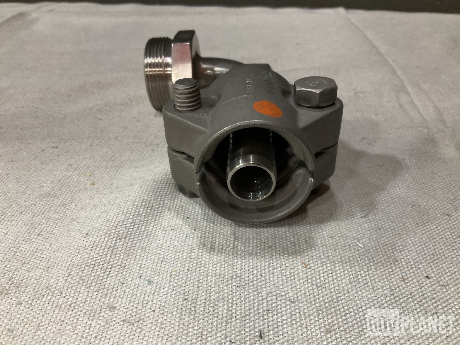(4) Custom Hydraulic & Machine CMC-4-5903-1/2-12 Hose to Boss Elbows