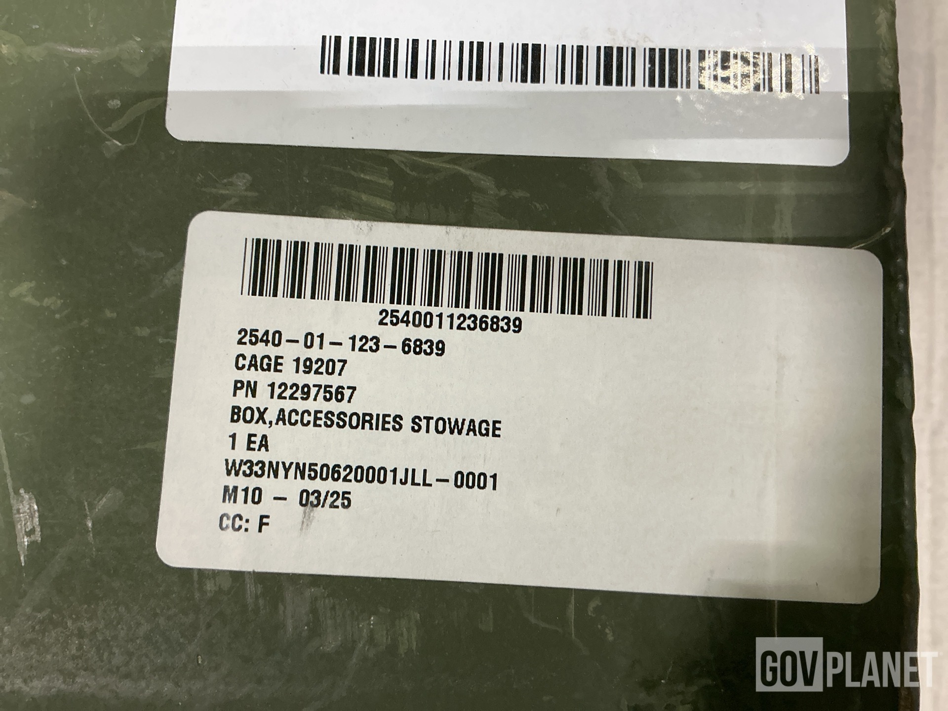 12297567 Accessories Stowage Box