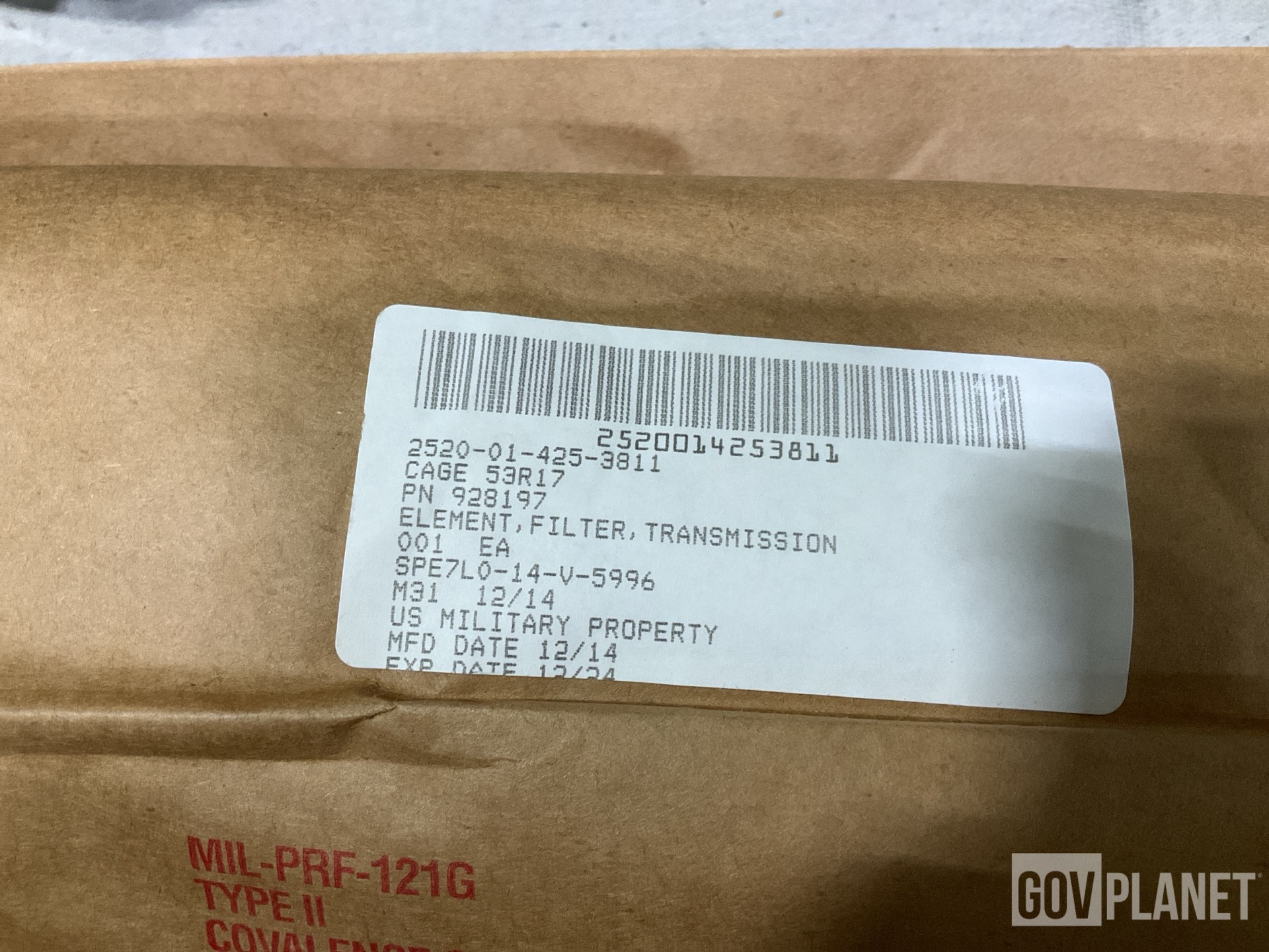 Triad Technologies 928197 Transmission Filter Element