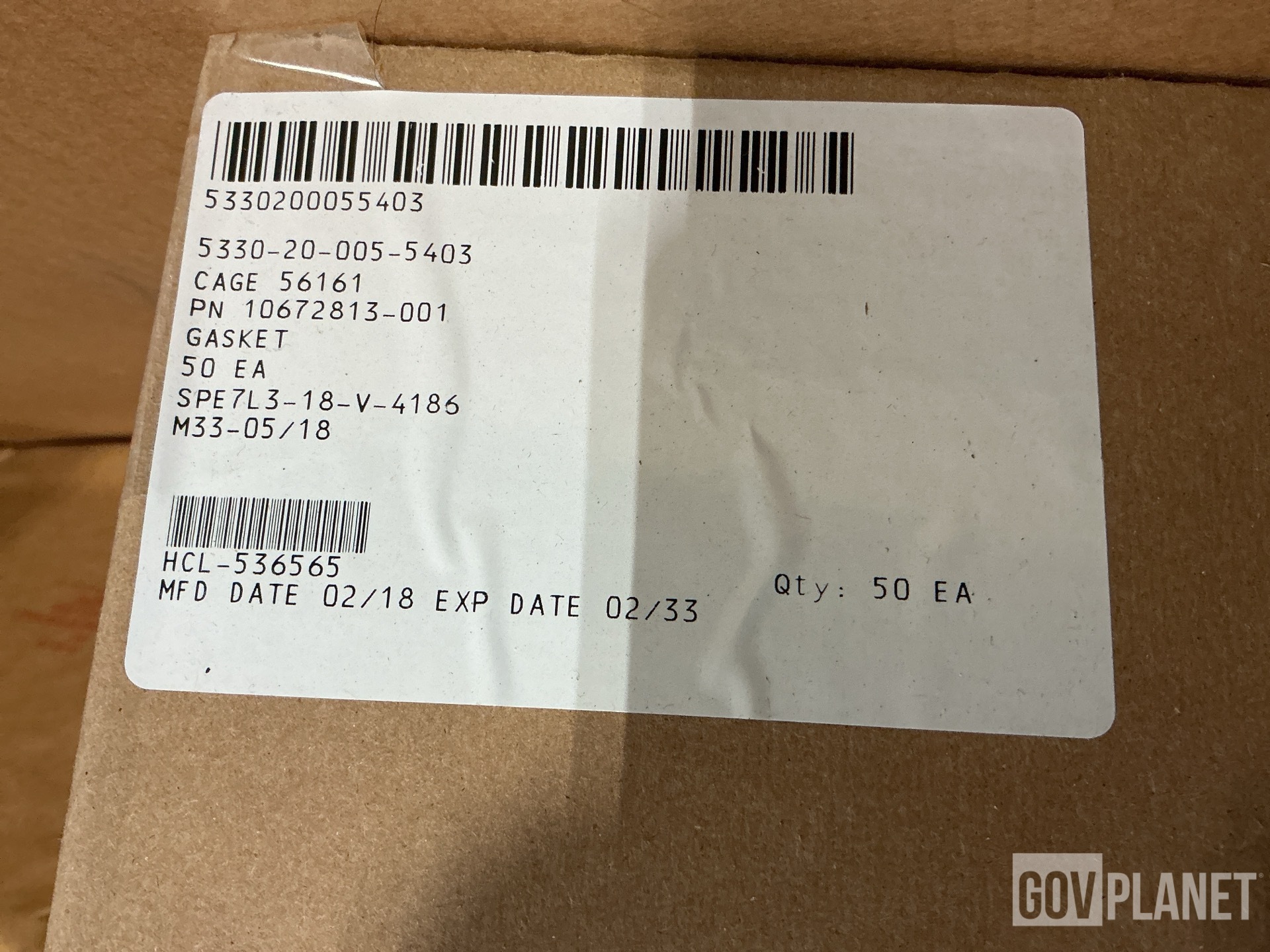 (285) General Dynamics 10672813-001 Gaskets