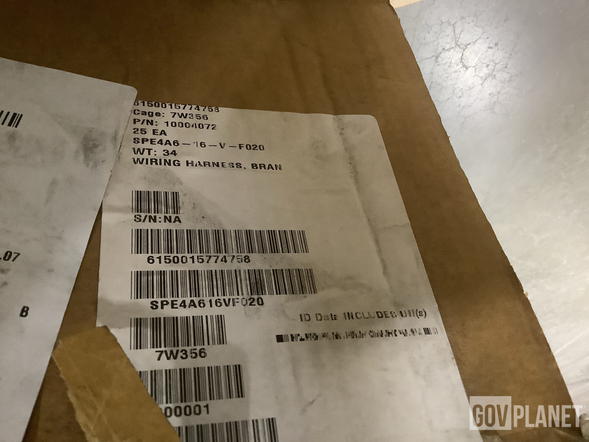 (25) General Dynamics 10004072 HVAC Inverter Harnesses