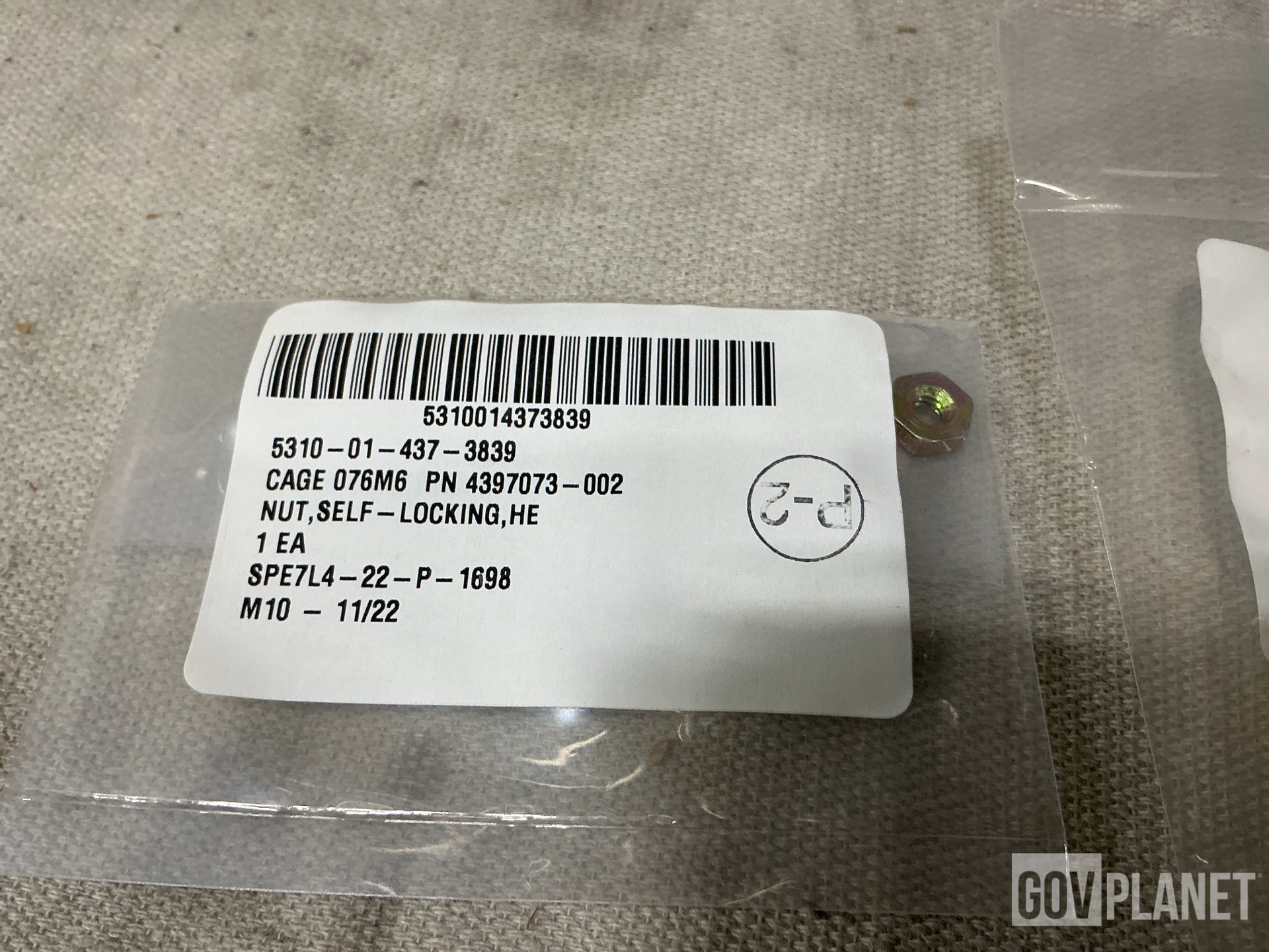 (2,880) BAE Systems 4397073-002 Self-Locking Nuts