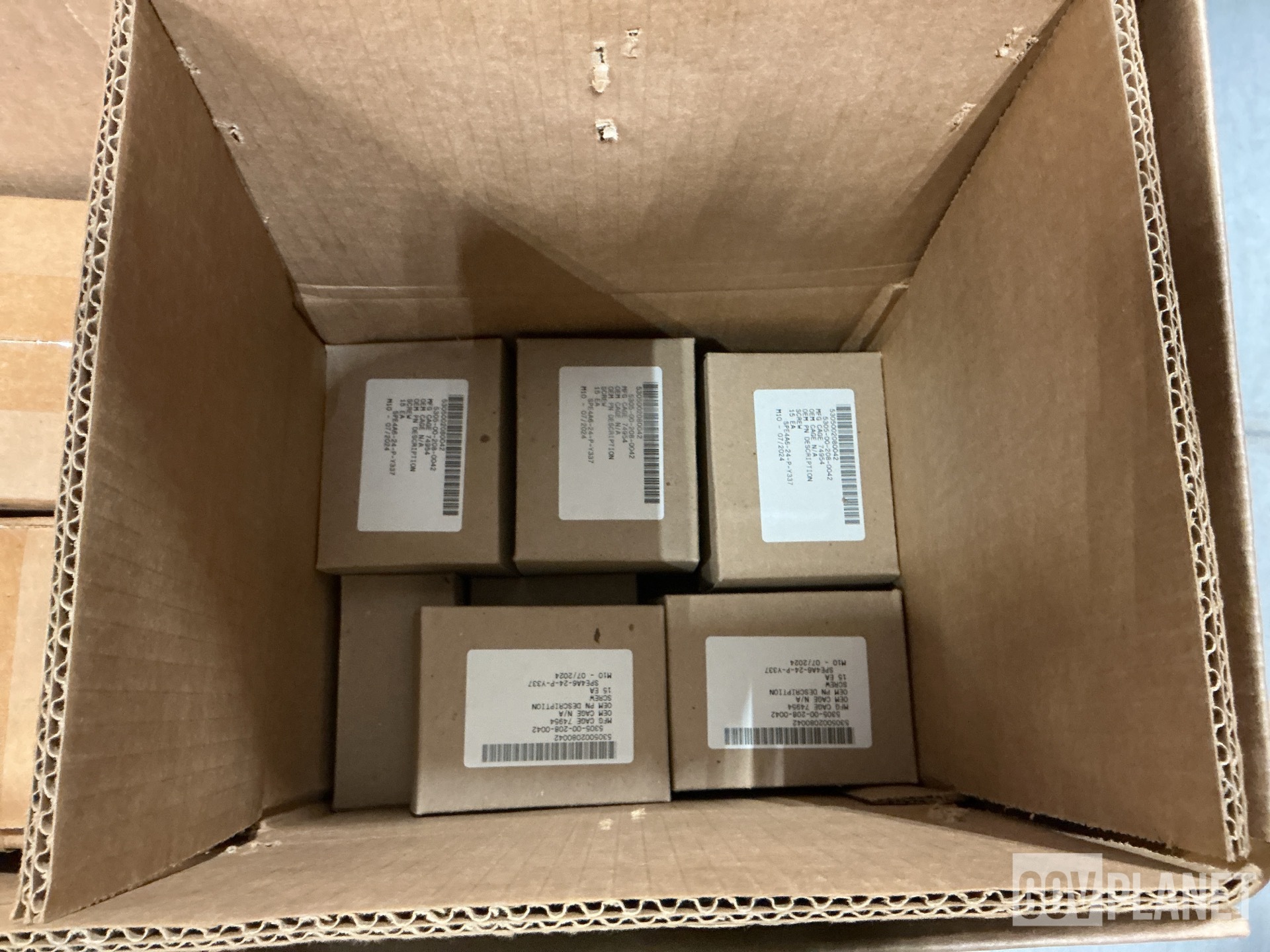 (1) Rotary Actuator Housing, (1) Filter, (165) Screws & Assorted Items