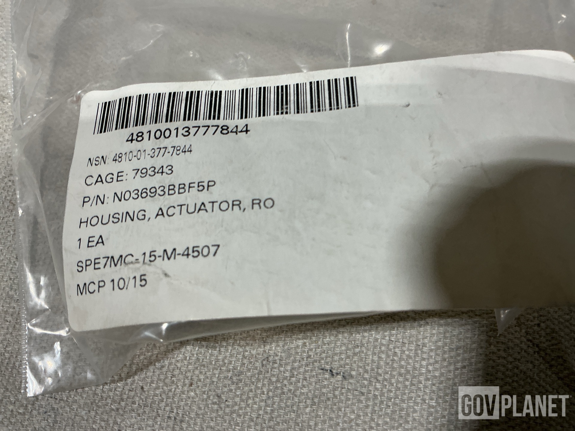 (1) Rotary Actuator Housing, (1) Filter, (165) Screws & Assorted Items