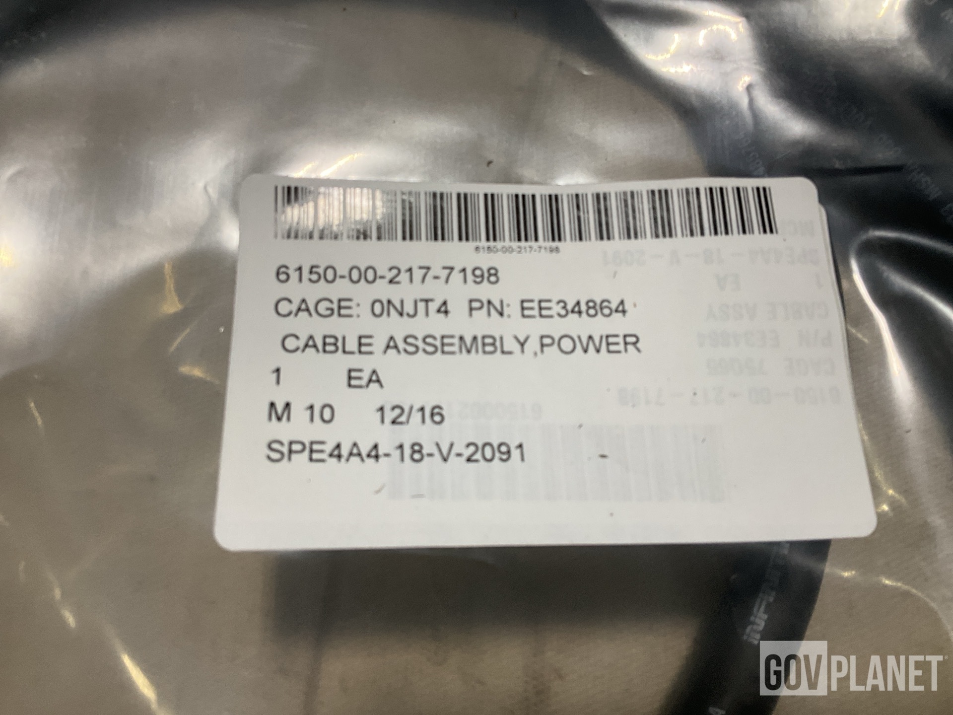 (17) Infinitiflex E485764 Electrical Power Cable Assemblies