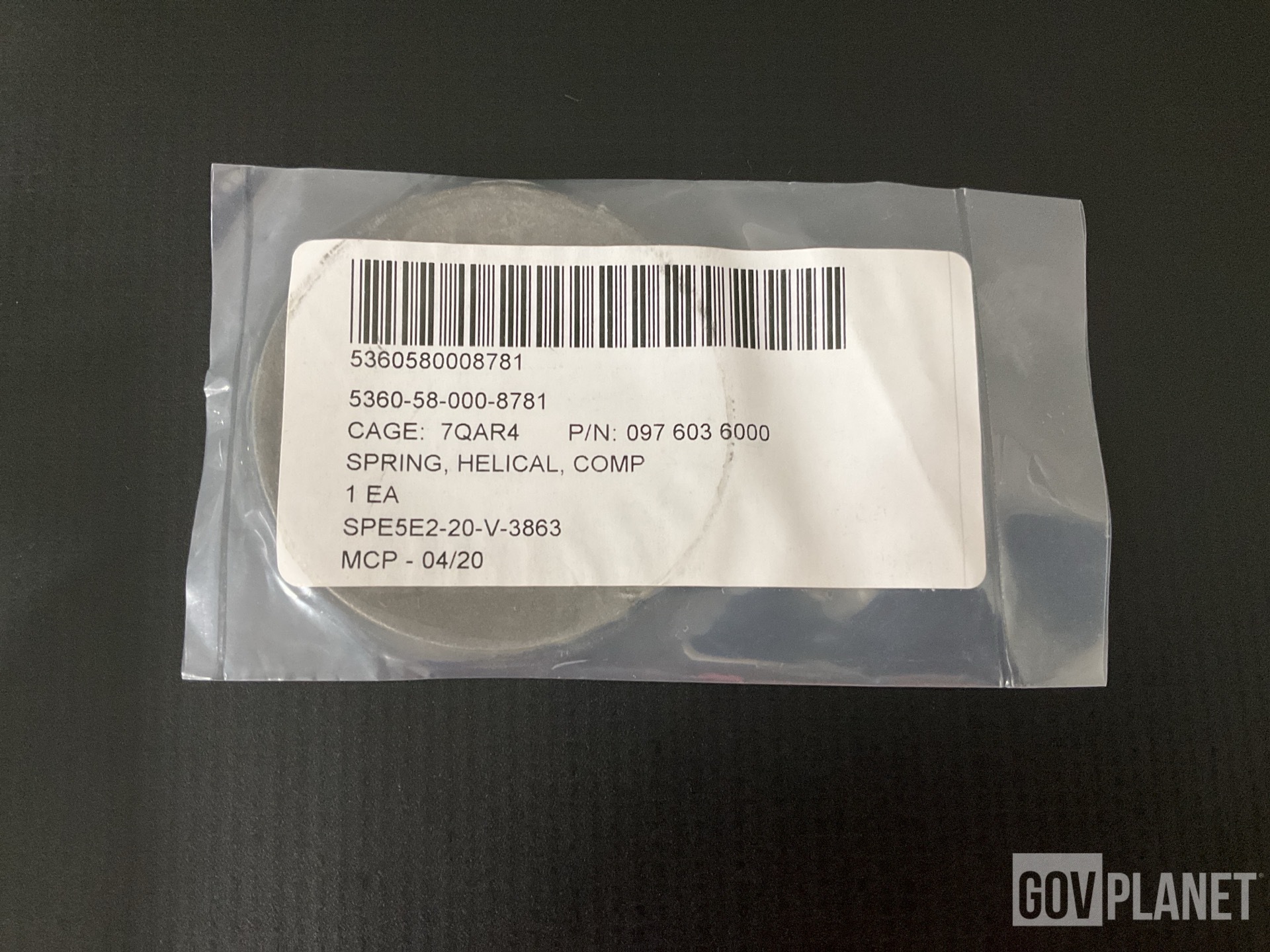 (136) Lake Shore Systems 0976036000 Compression Helical Springs
