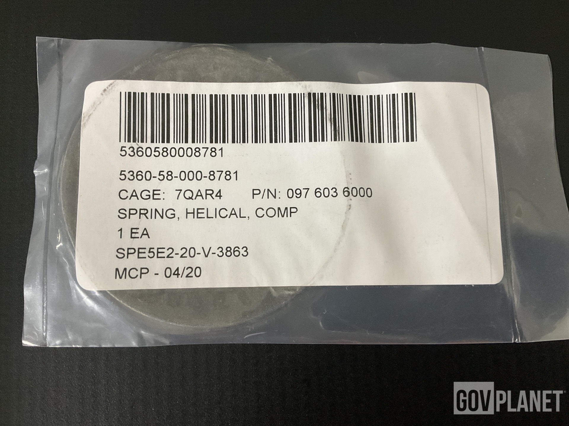 (136) Lake Shore Systems 0976036000 Compression Helical Springs