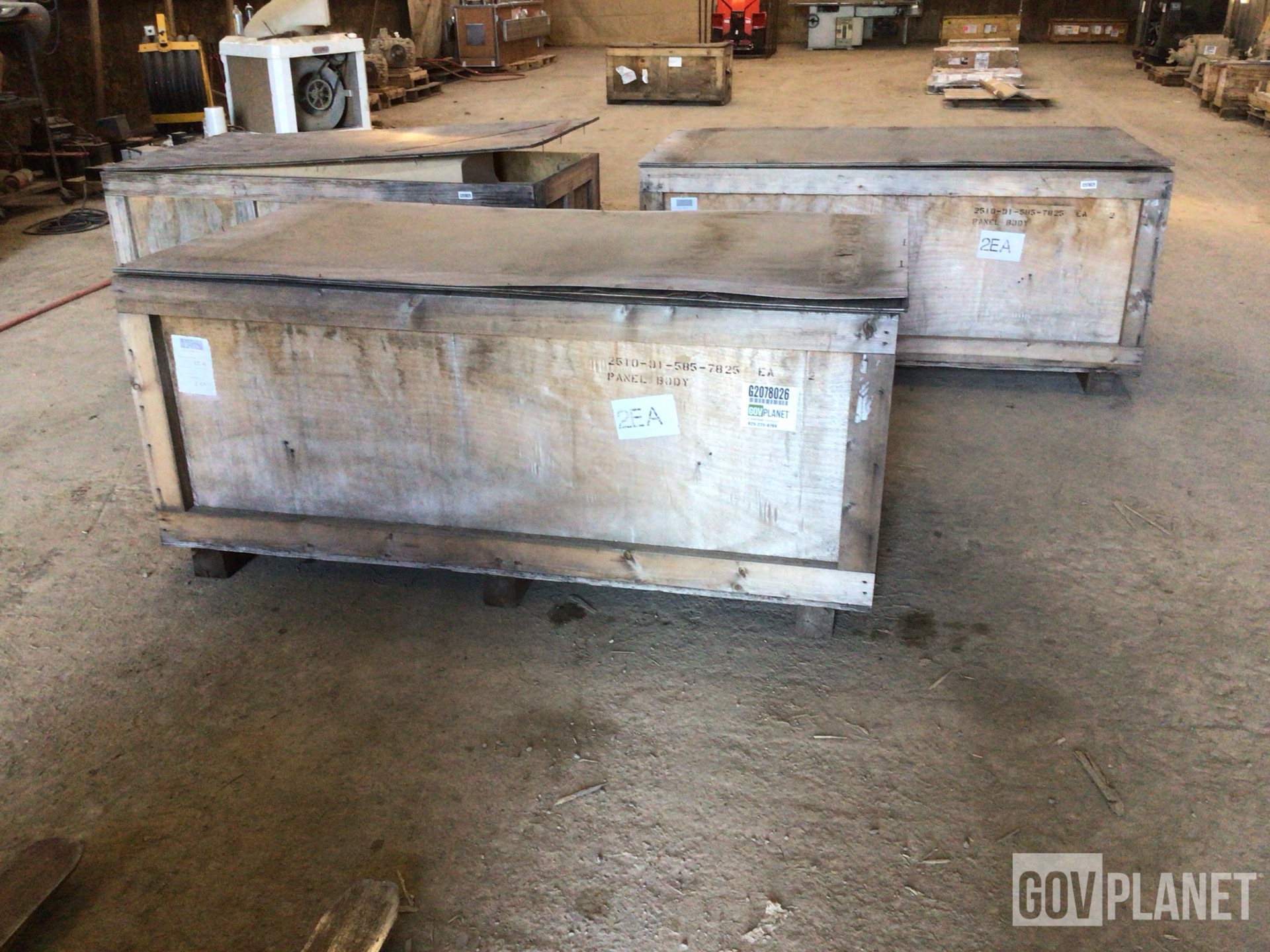 (6) General Dynamics 10012455 Vehicular Body Panels