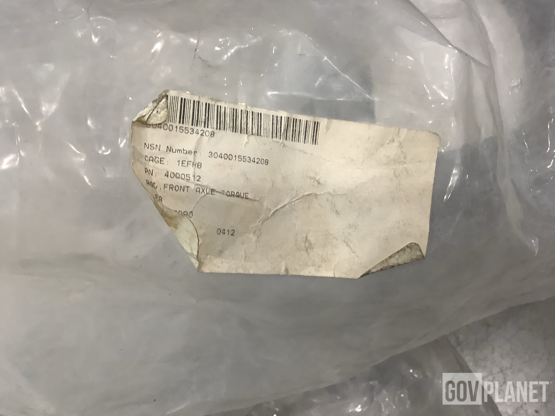 (5) General Dynamics 4000512 Front Axle Torque Rods