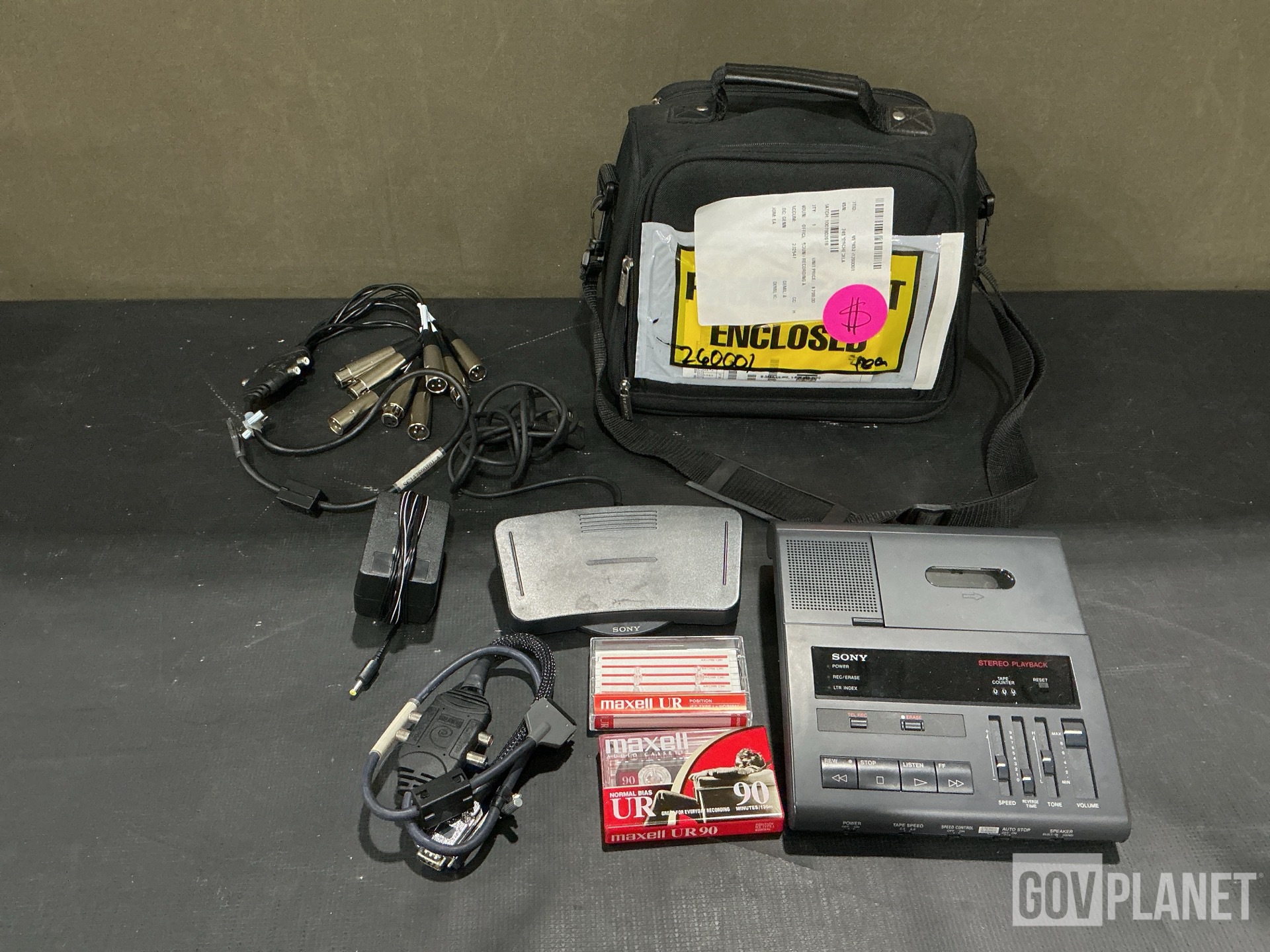 (9) UC Phones, (17) Lamp Guards, (1) Transcriber & Assorted Items