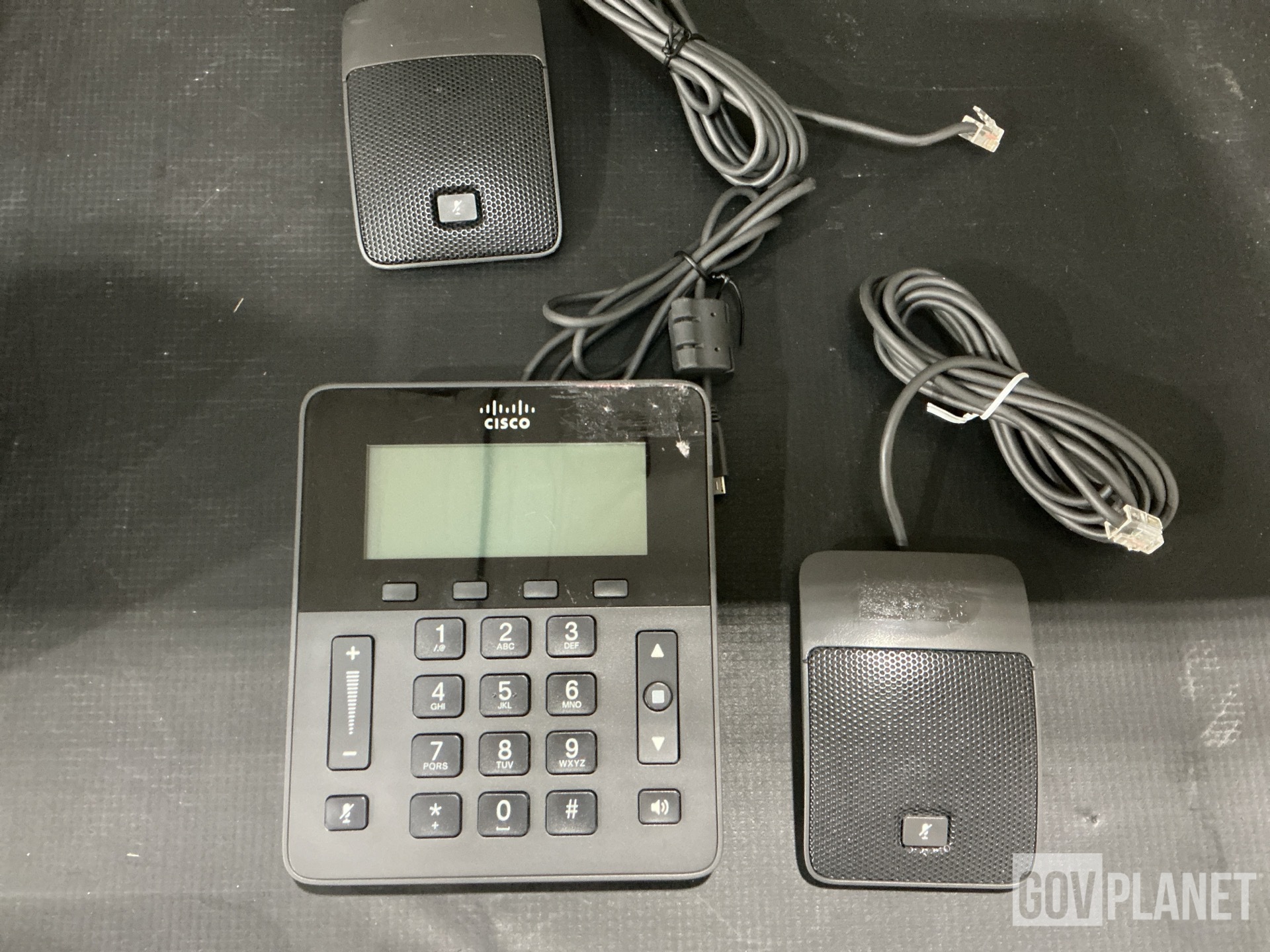 (9) UC Phones, (17) Lamp Guards, (1) Transcriber & Assorted Items
