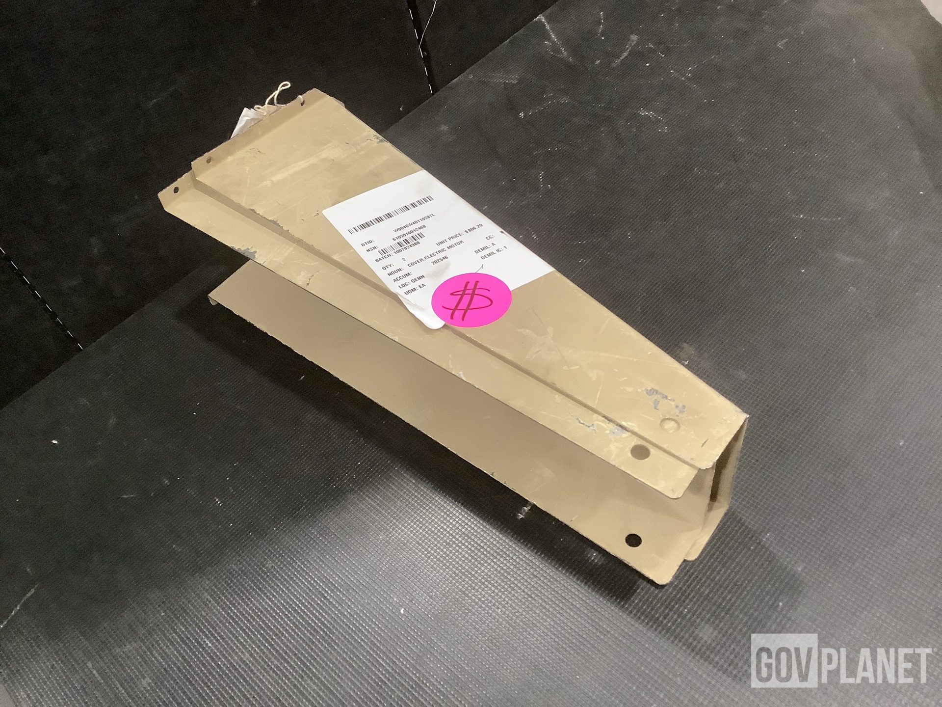 (2) Electrical Motor Covers, (2) Circuit Breakers & Assorted Items