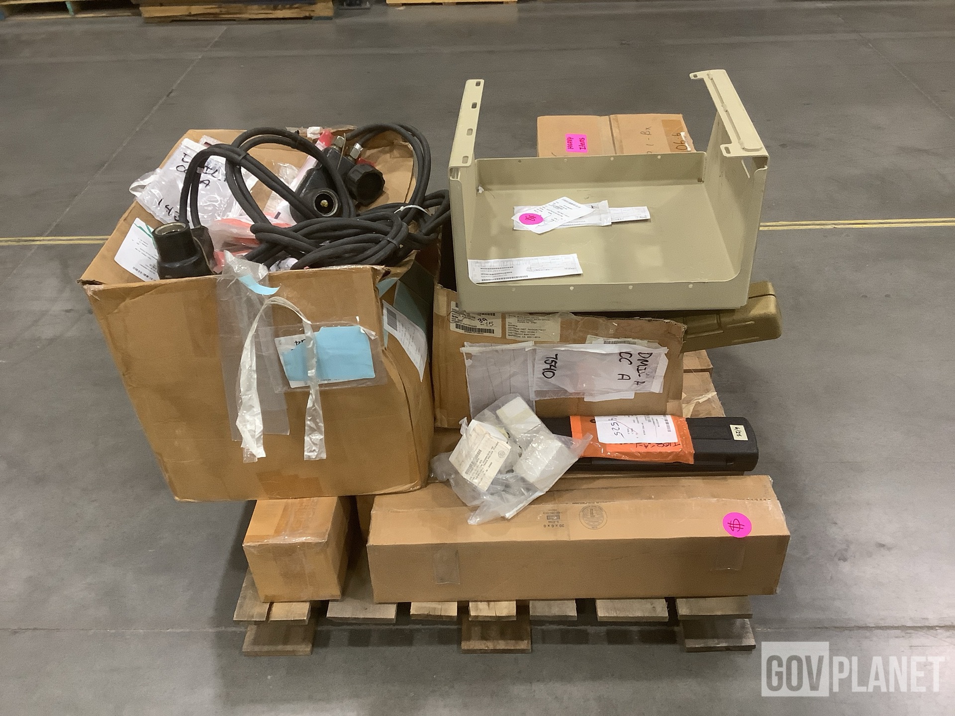 (1) Cover, (8) Compression Springs, (9) Ball Bearings & Assorted Items