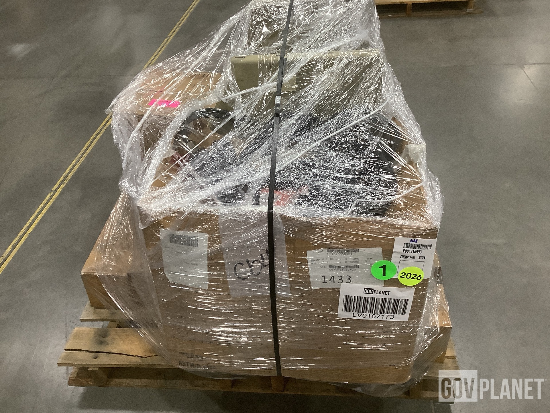 (1) Cover, (8) Compression Springs, (9) Ball Bearings & Assorted Items