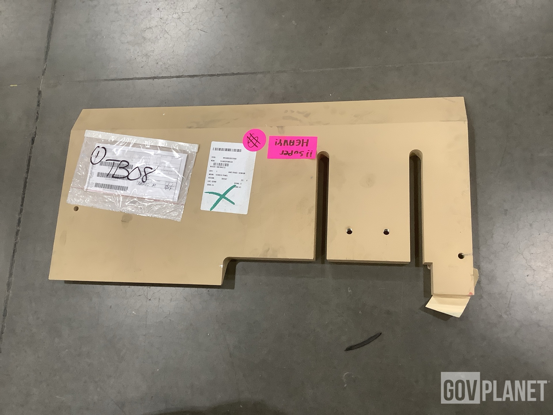 (10) Fender Braces, (1) Air Cleaner & (2) Panels
