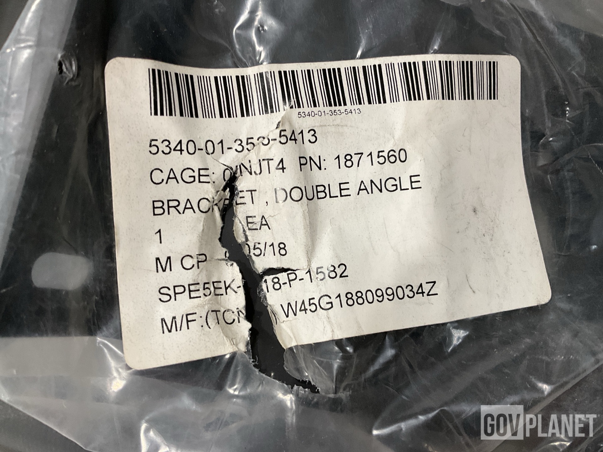 (6) Oshkosh 1871560 Double Angle Brackets