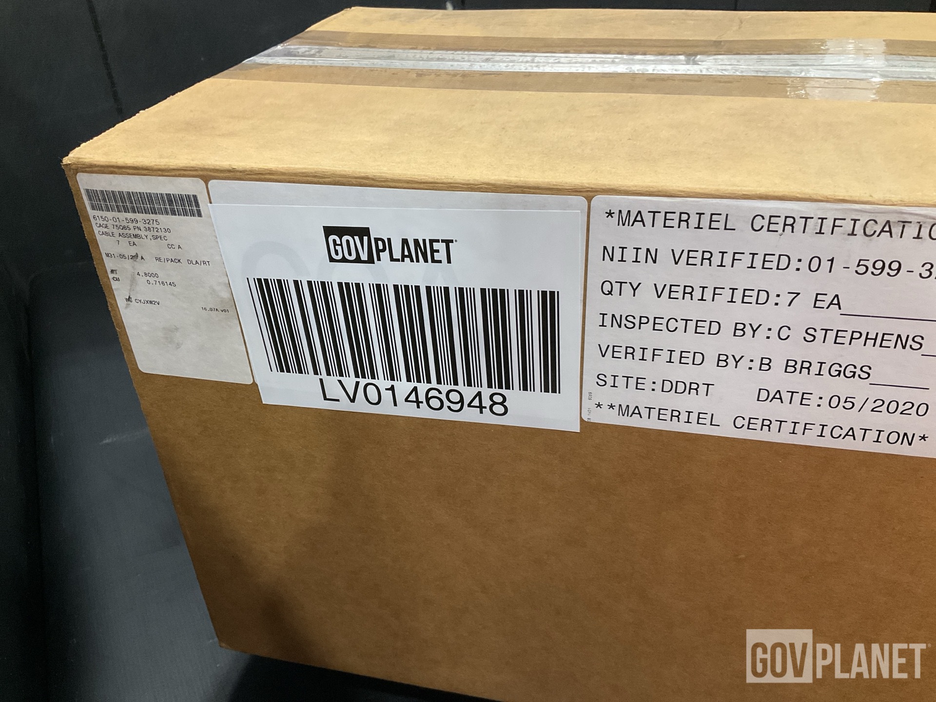 (7) Oshkosh 3872130 Special Purpose Cable Assemblies