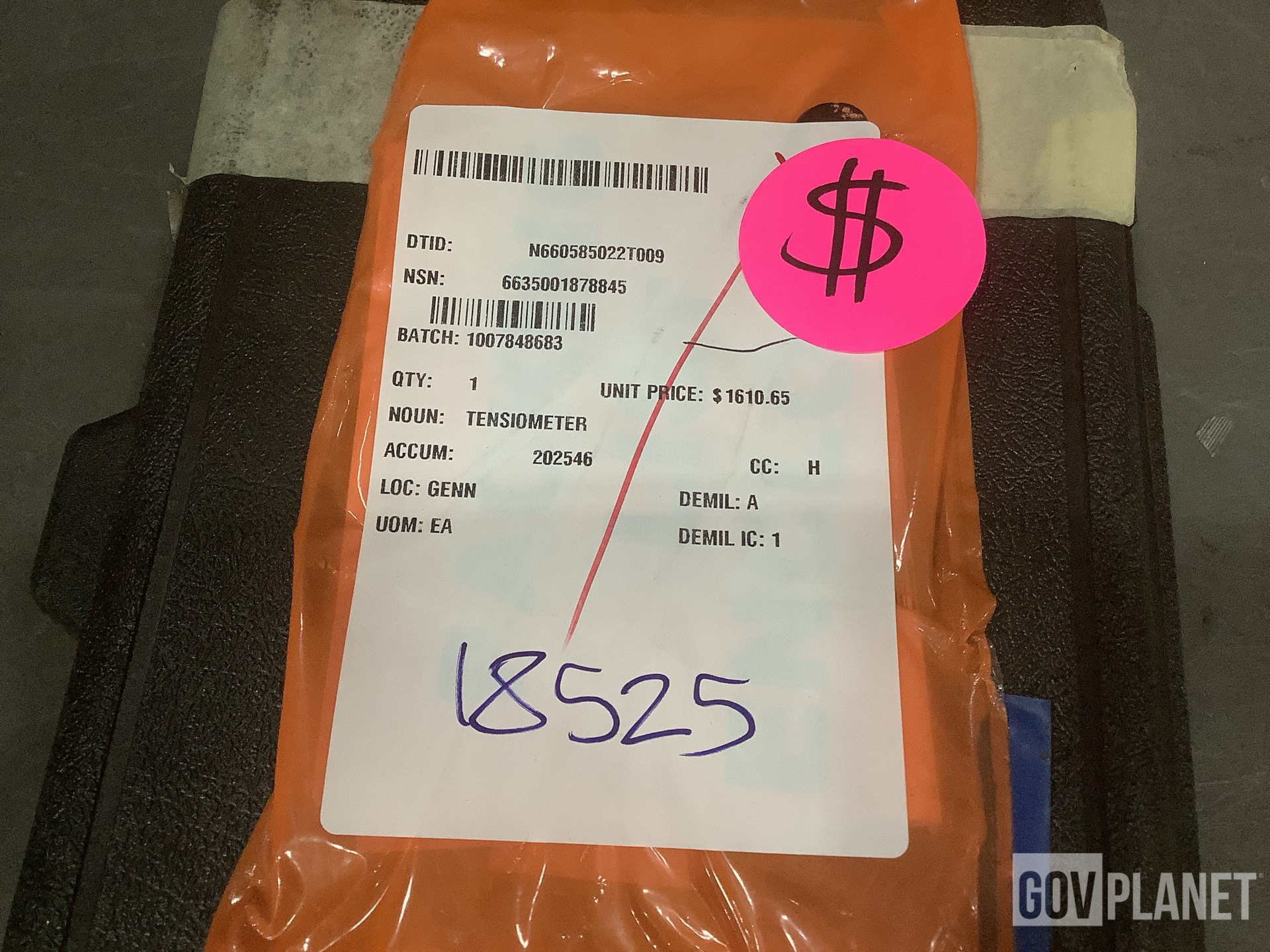 (1) Ball Carrier Screw, (1) Tensiometer, (3) Storage Cases & Assorted Items