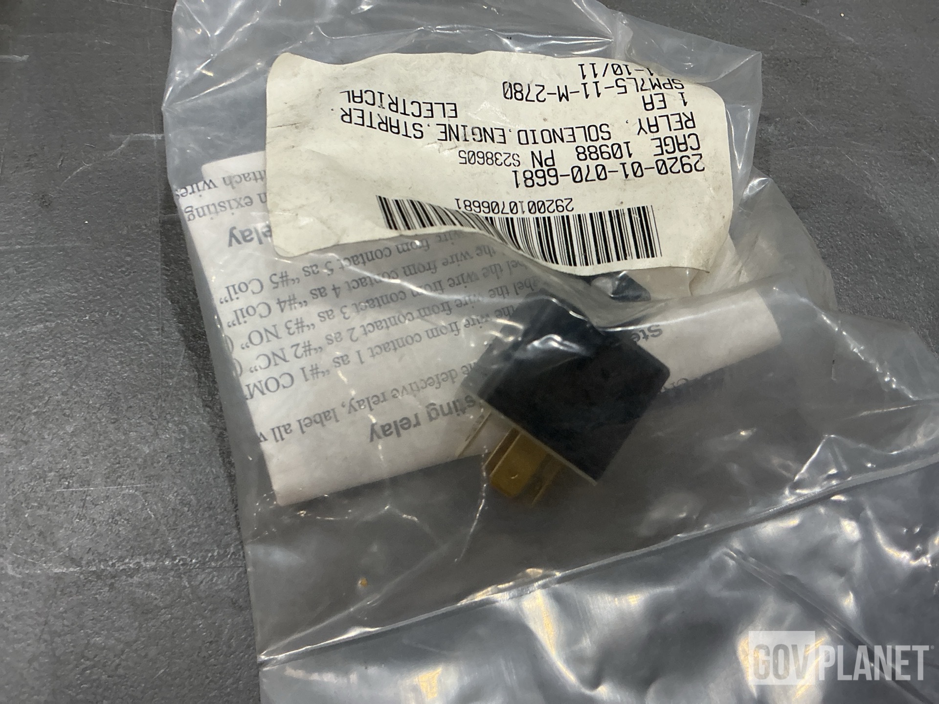 (21) Relay-Solenoids, (1) Shaft Assembly, (2) Fuel Pumps & Assorted Items