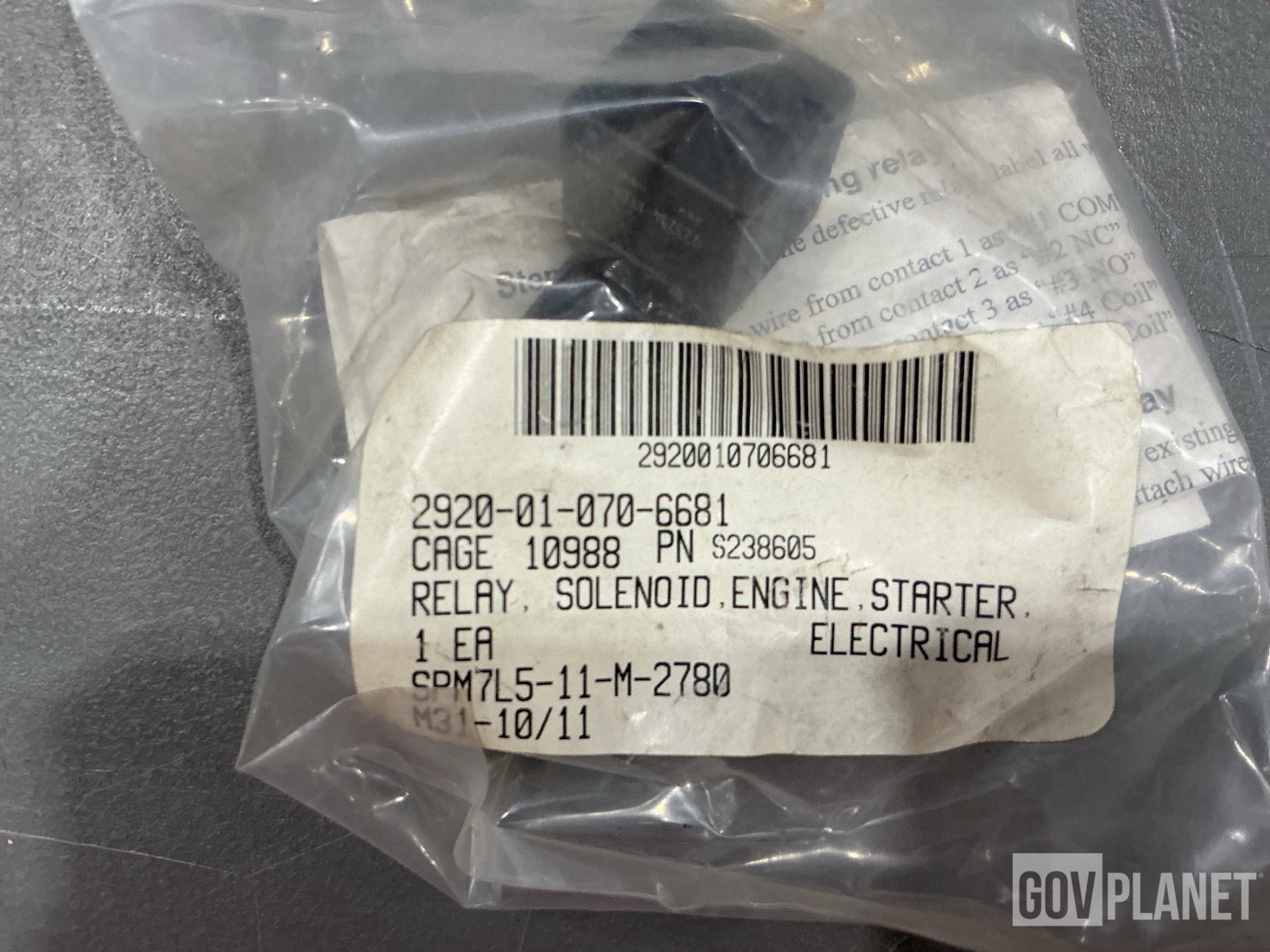 (21) Relay-Solenoids, (1) Shaft Assembly, (2) Fuel Pumps & Assorted Items